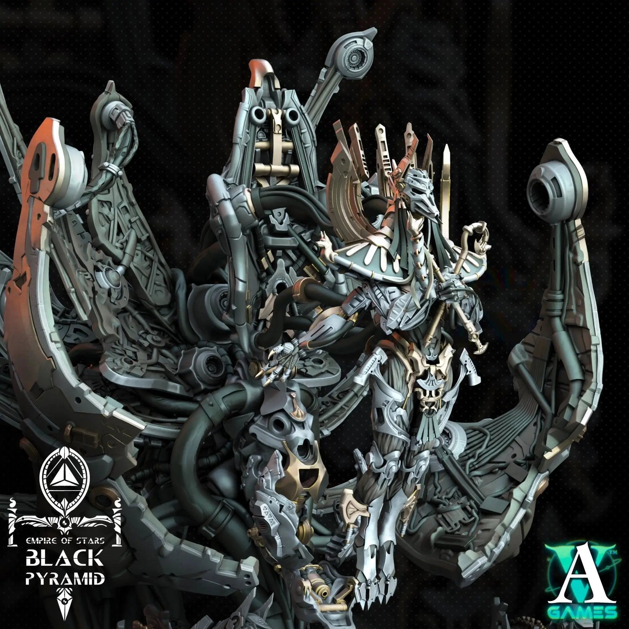 Galactic Pharaohs - Black Pyramid - STL Bundle - Archvillain Games