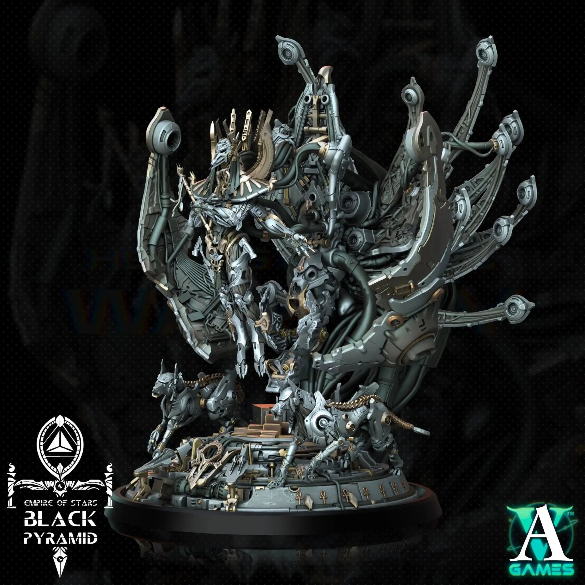 Galactic Pharaohs - Black Pyramid - STL Bundle - Archvillain Games