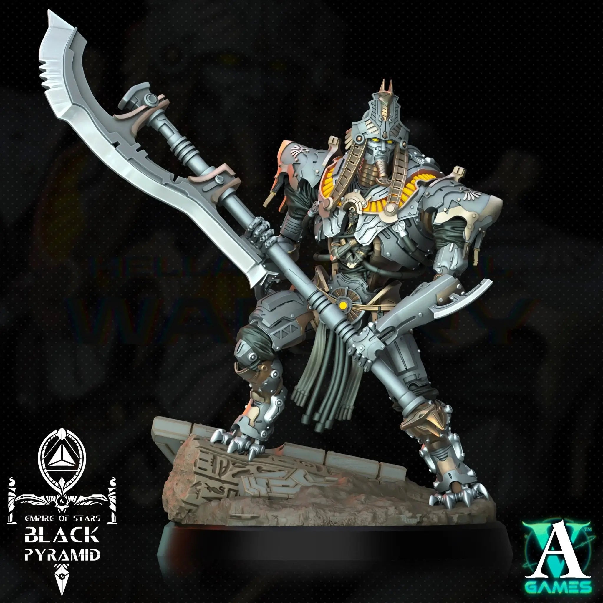 Galactic Pharaohs - Black Pyramid - STL Bundle - Archvillain Games
