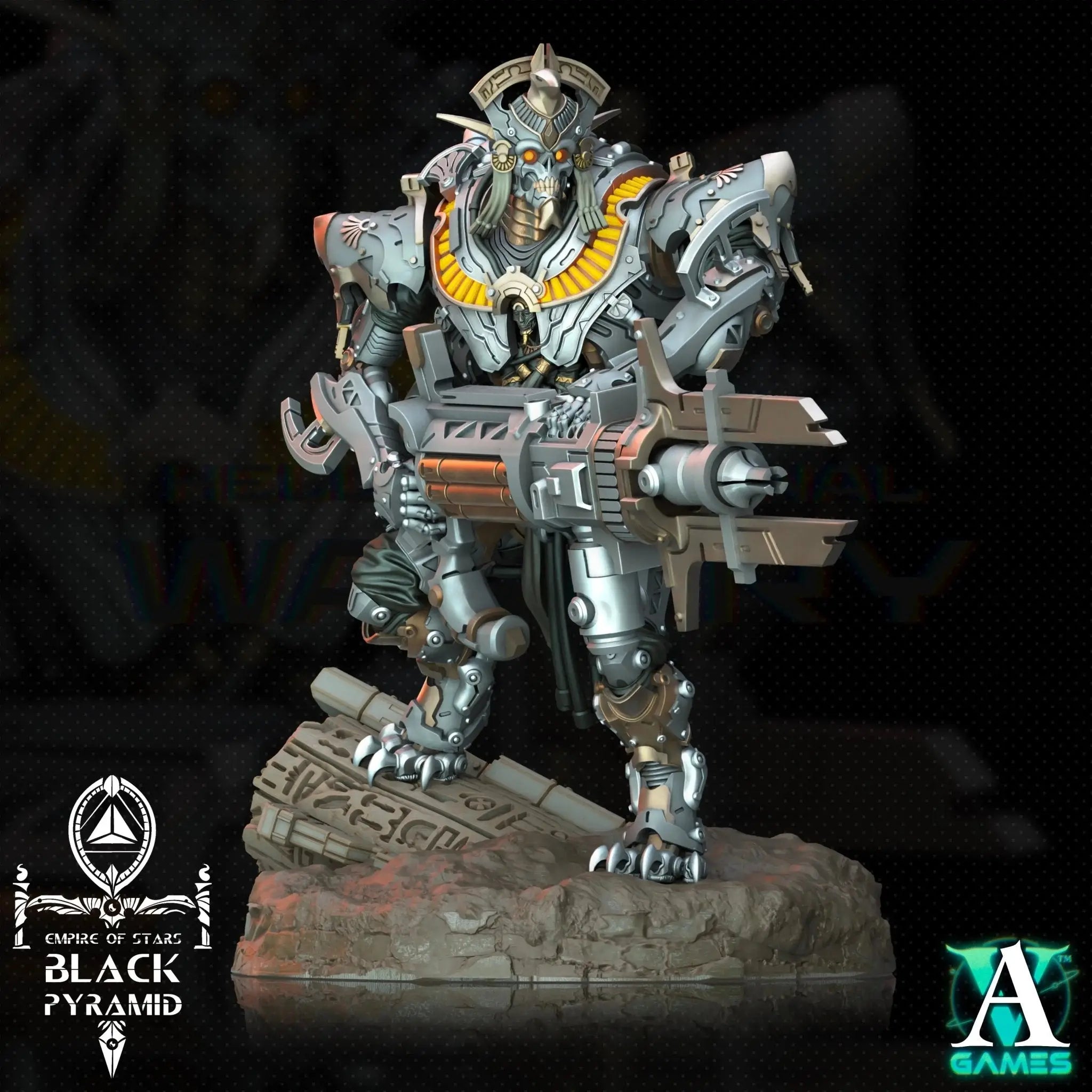 Galactic Pharaohs - Black Pyramid - STL Bundle - Archvillain Games