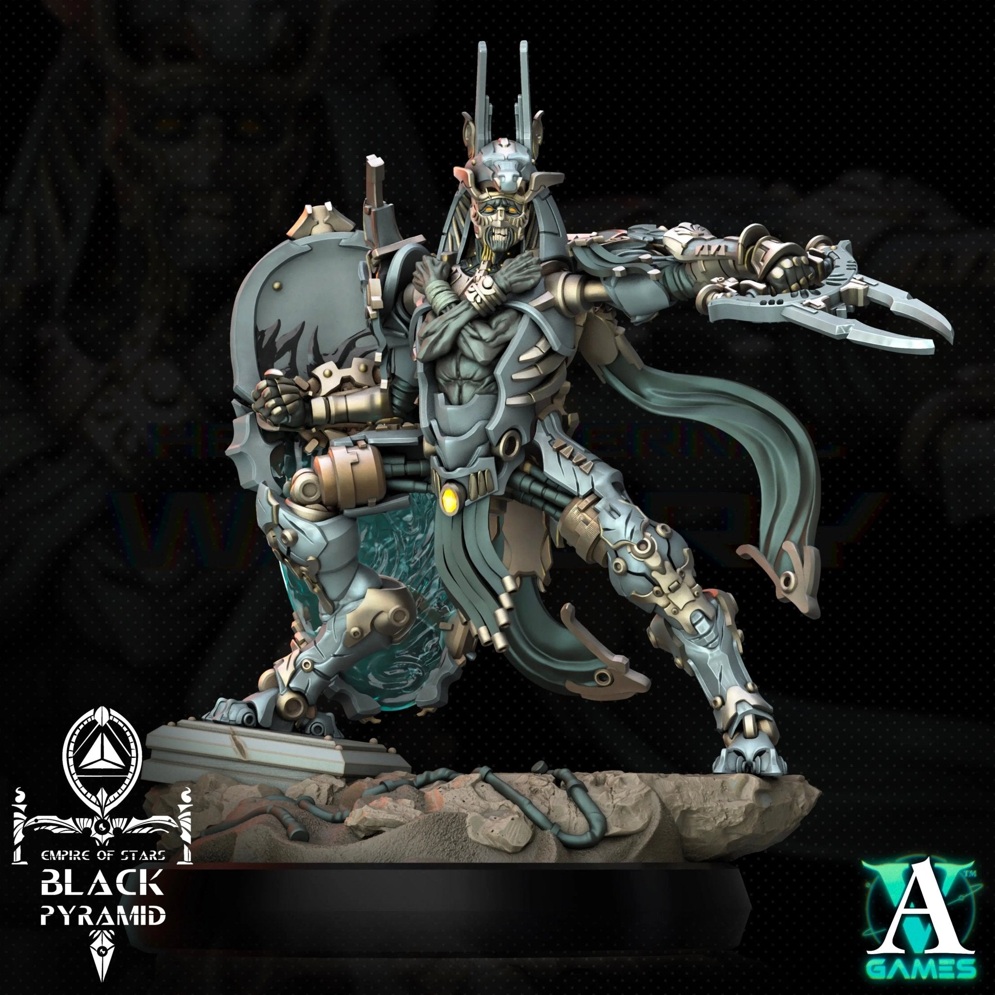 Galactic Pharaohs - Black Pyramid - STL Bundle - Archvillain Games
