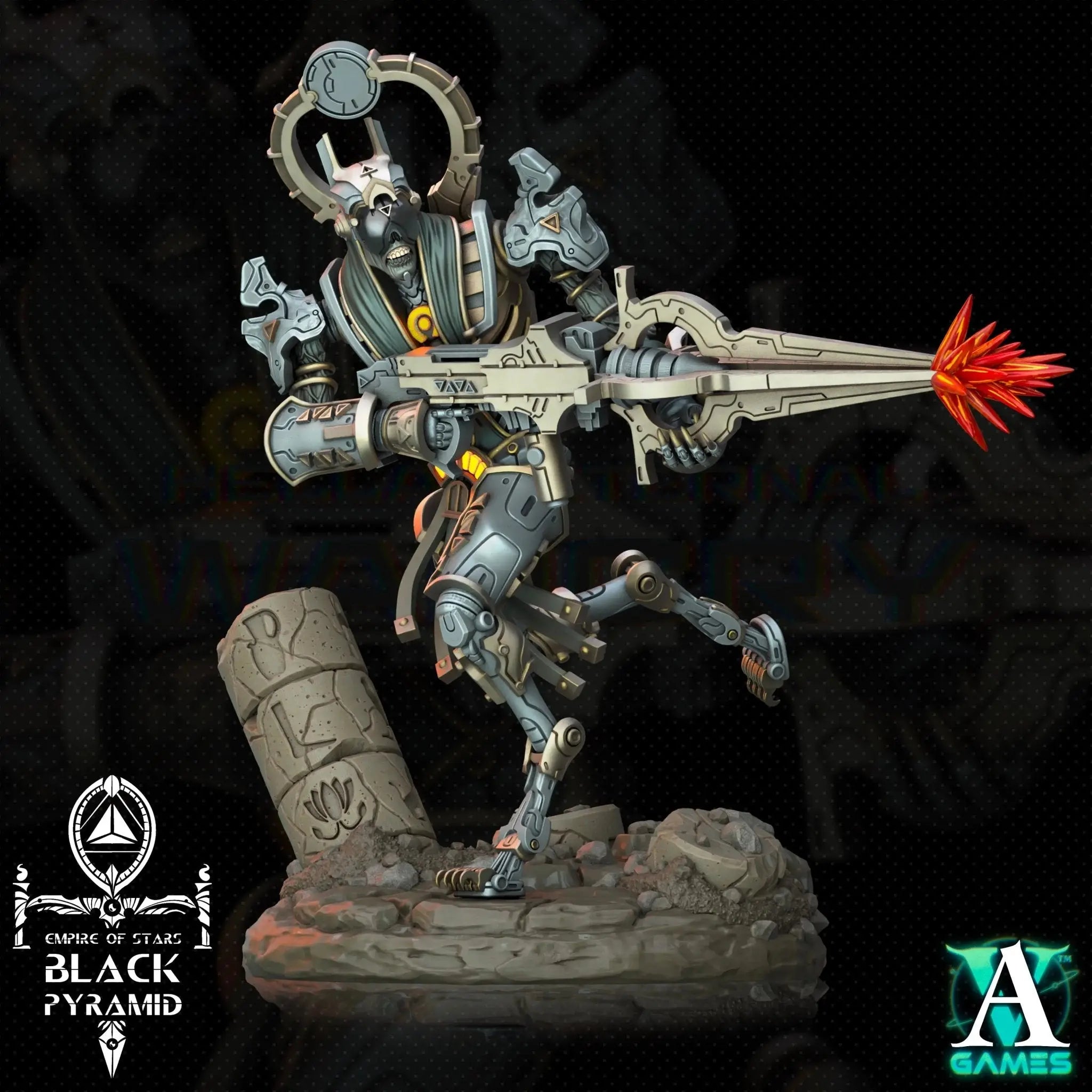 Galactic Pharaohs - Black Pyramid - STL Bundle - Archvillain Games