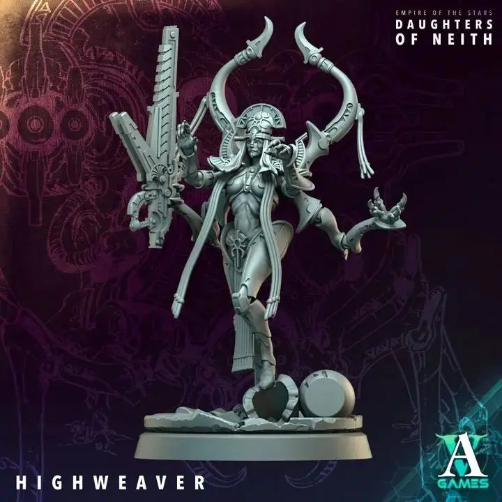Galactic Pharaohs - Daughters of Neith - STL Bundle - Archvillain Games