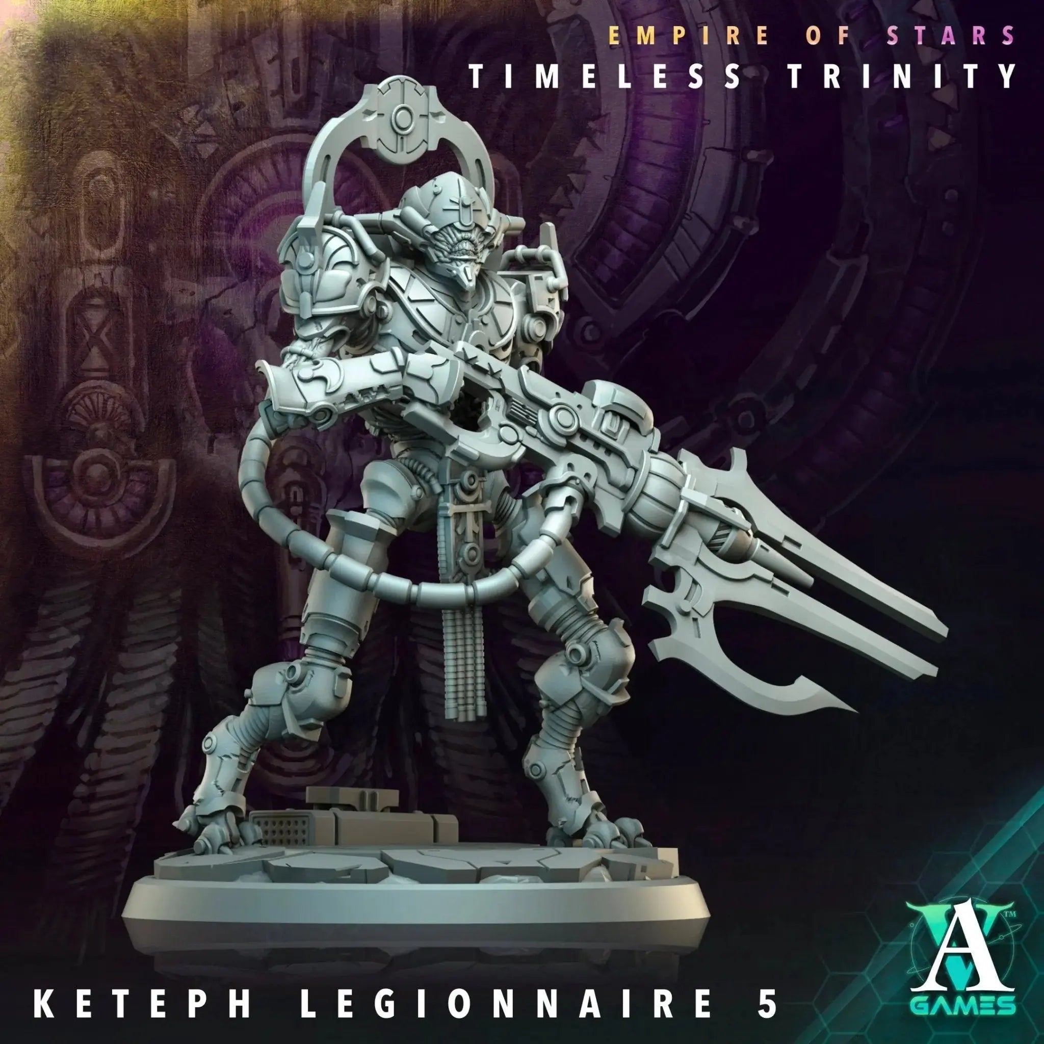 Galactic Pharaohs - Timeless Trinity - STL Bundle - Archvillain Games