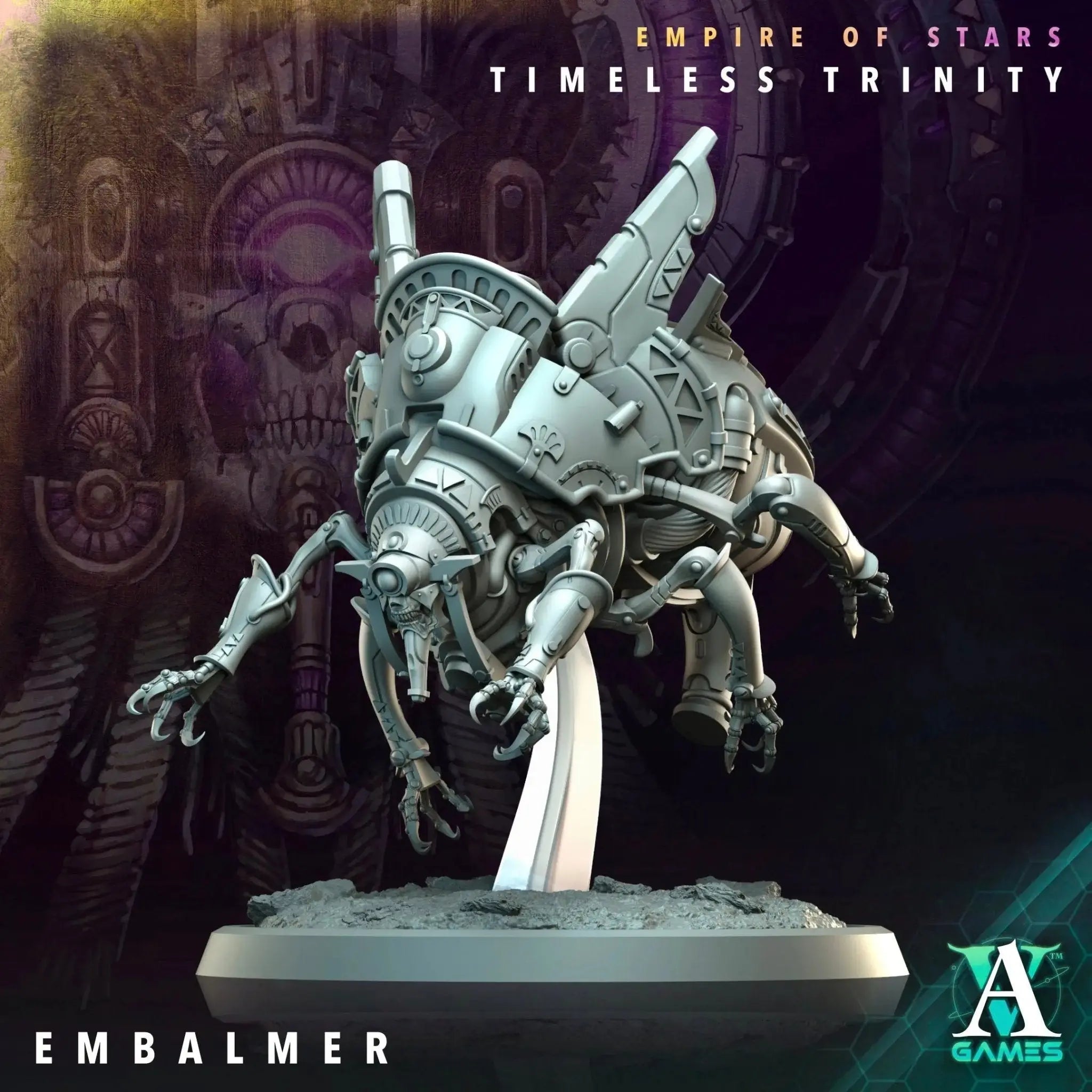 Galactic Pharaohs - Timeless Trinity - STL Bundle - Archvillain Games