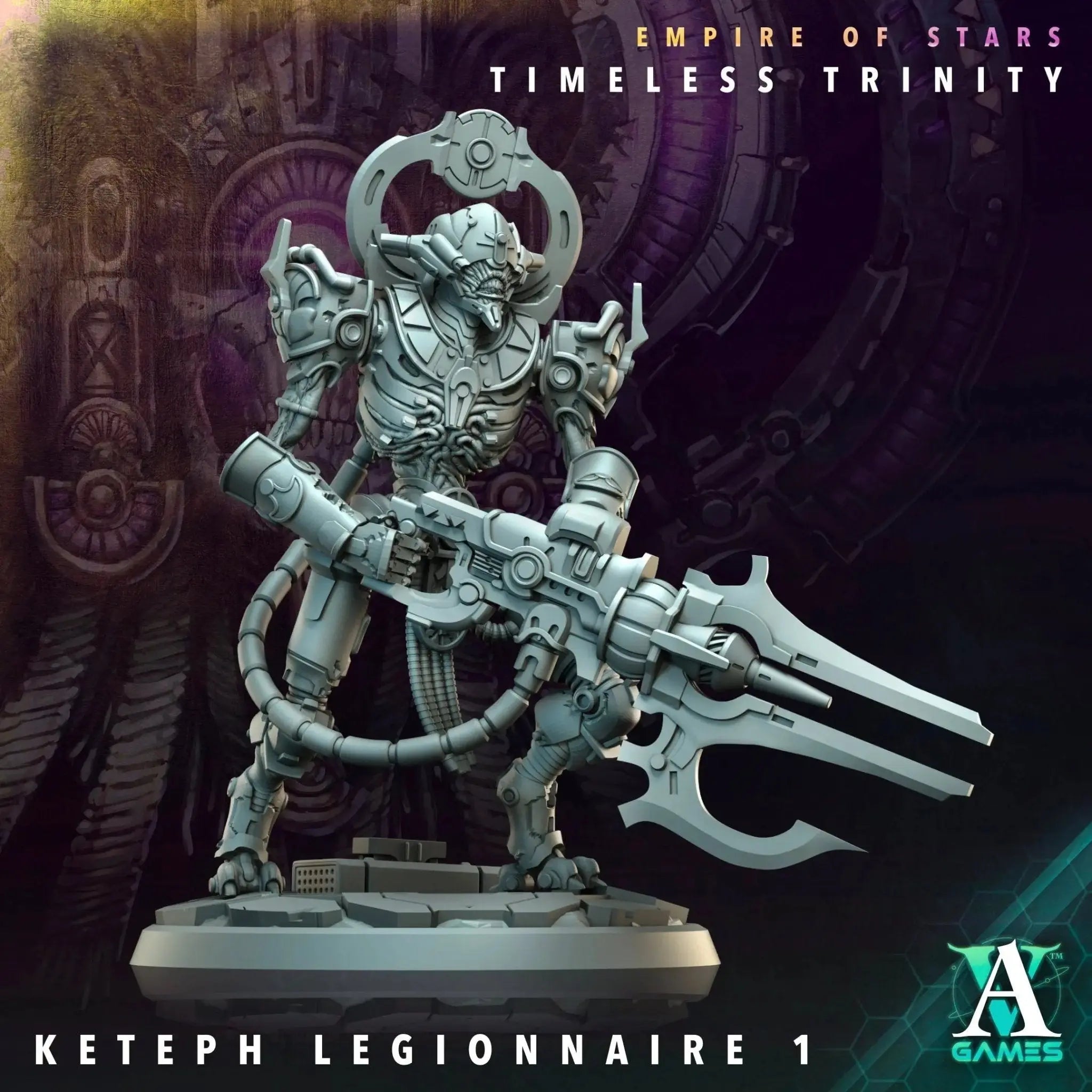 Galactic Pharaohs - Timeless Trinity - STL Bundle - Archvillain Games