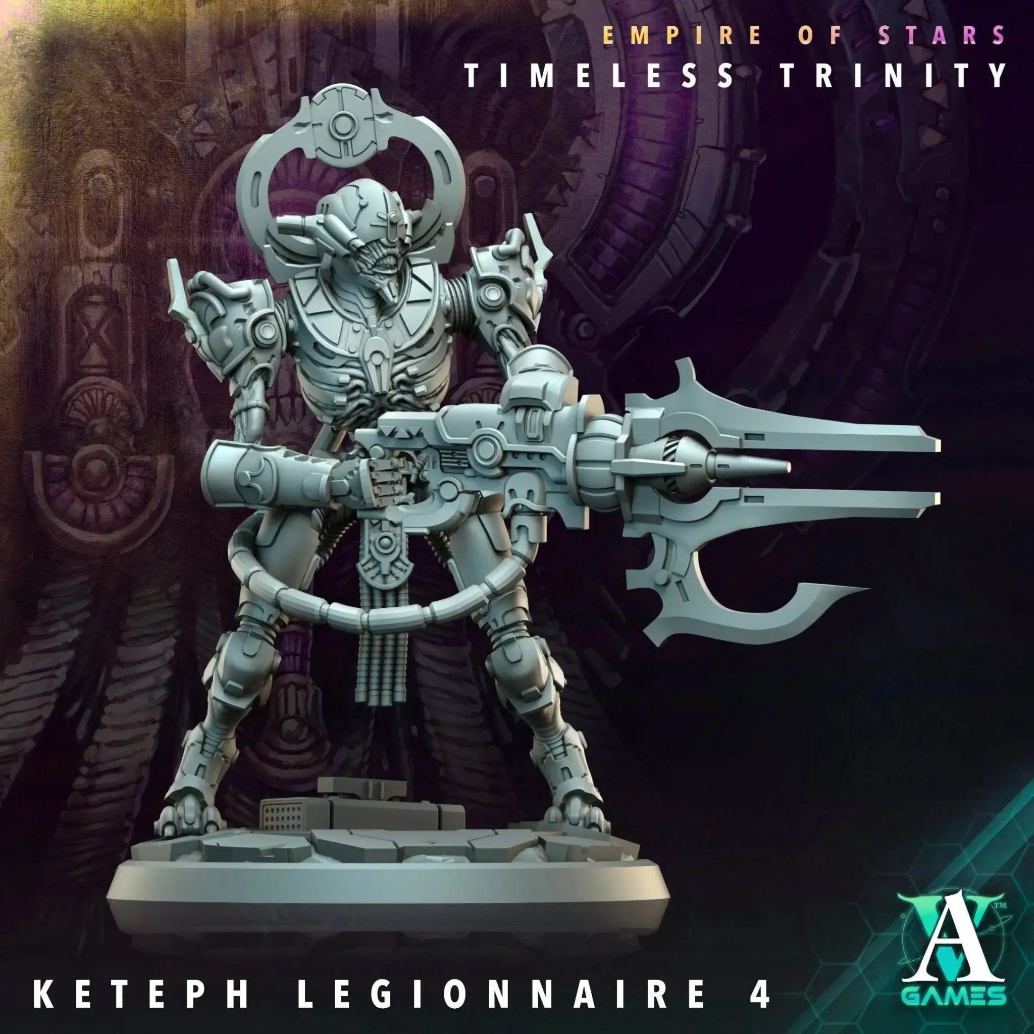 Galactic Pharaohs - Timeless Trinity - STL Bundle - Archvillain Games