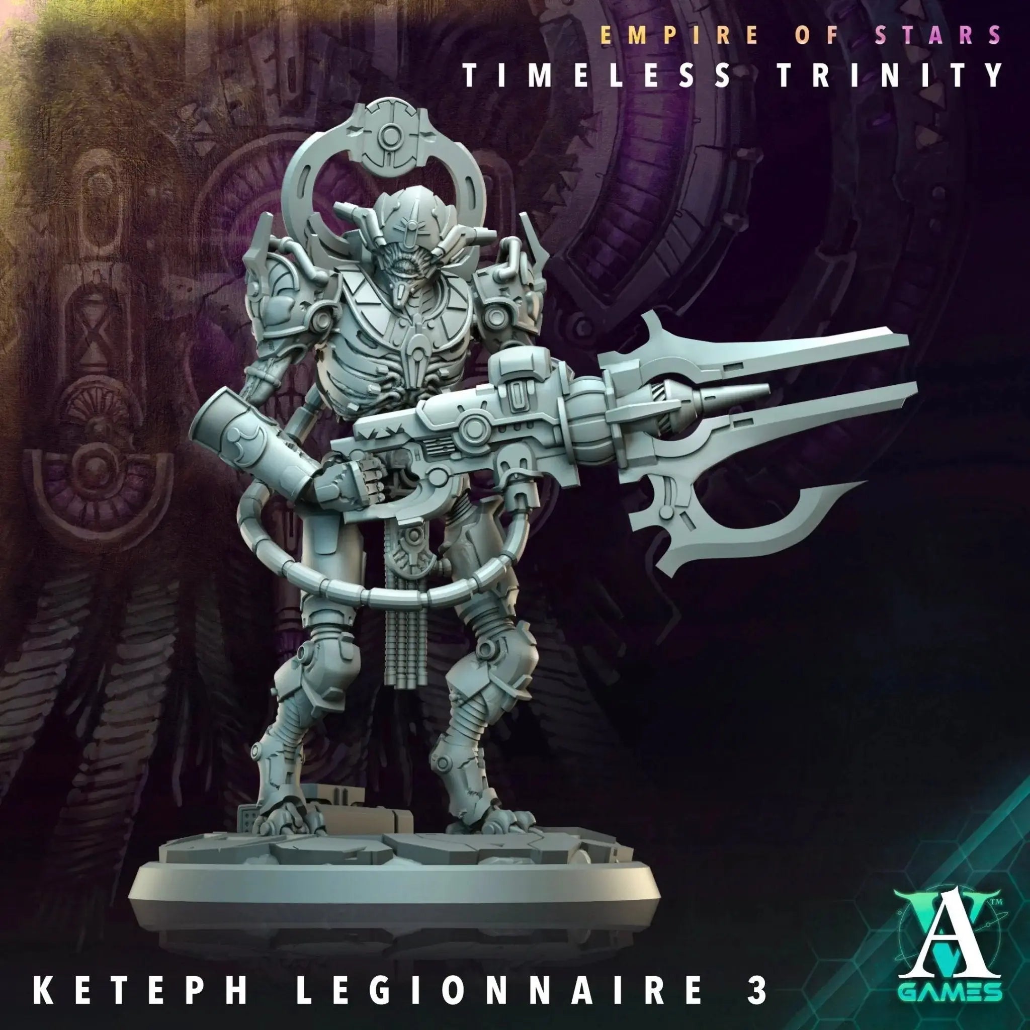 Galactic Pharaohs - Timeless Trinity - STL Bundle - Archvillain Games
