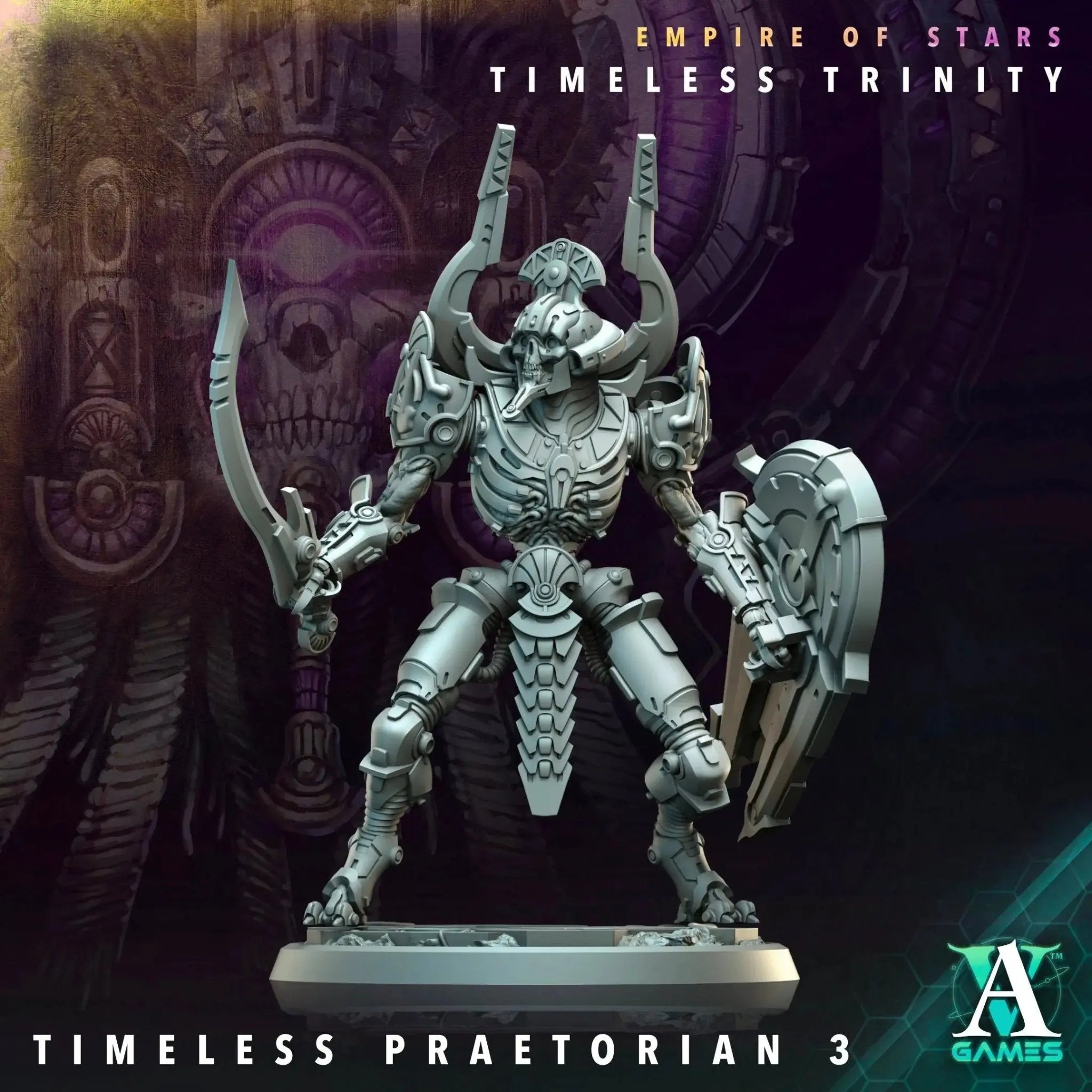 Galactic Pharaohs - Timeless Trinity - STL Bundle - Archvillain Games