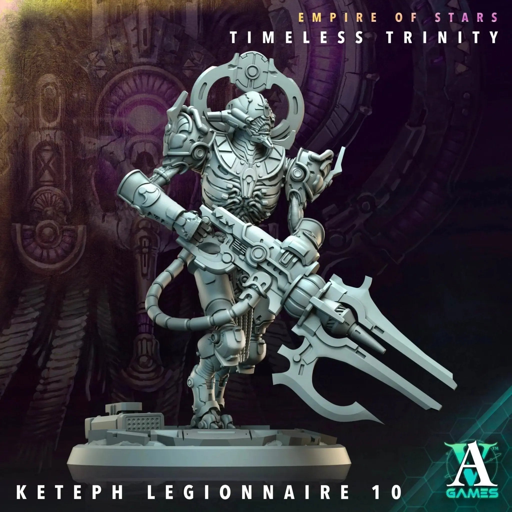 Galactic Pharaohs - Timeless Trinity - STL Bundle - Archvillain Games