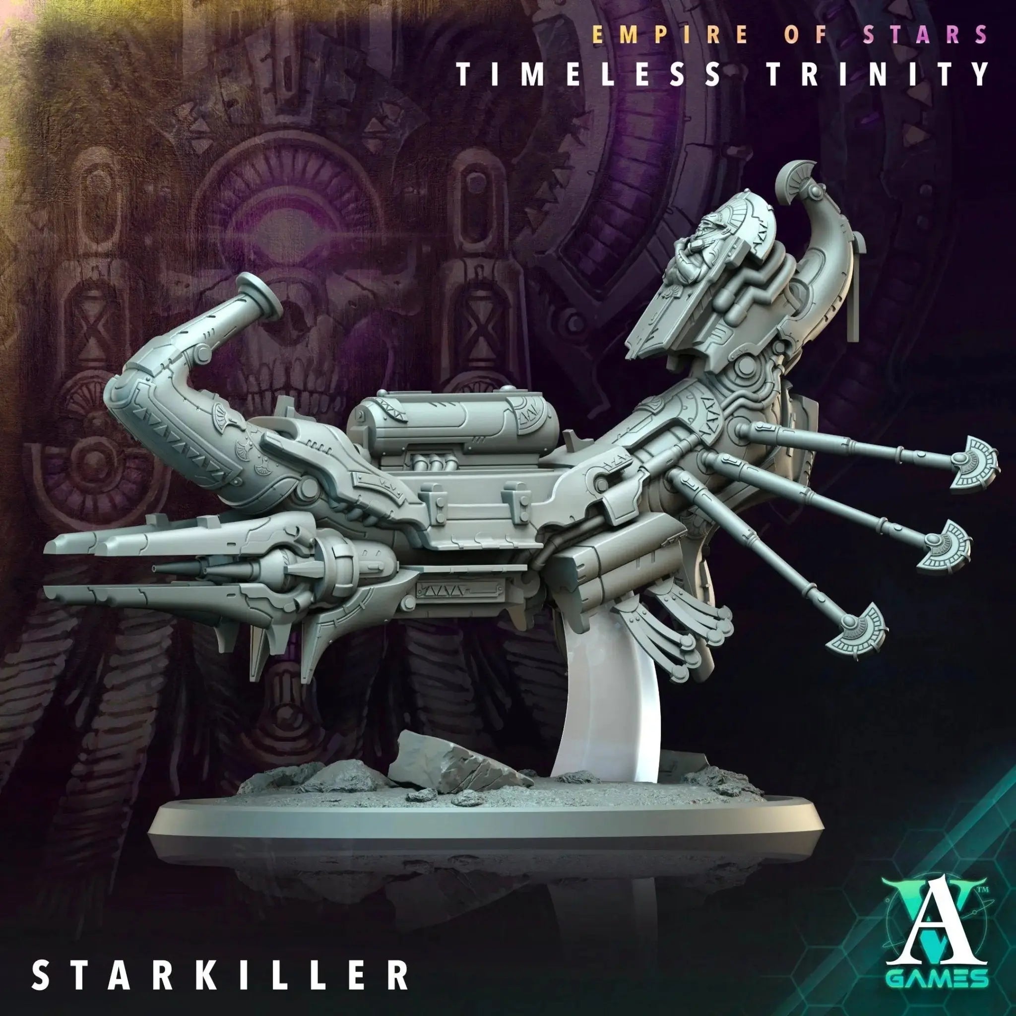 Galactic Pharaohs - Timeless Trinity - STL Bundle - Archvillain Games