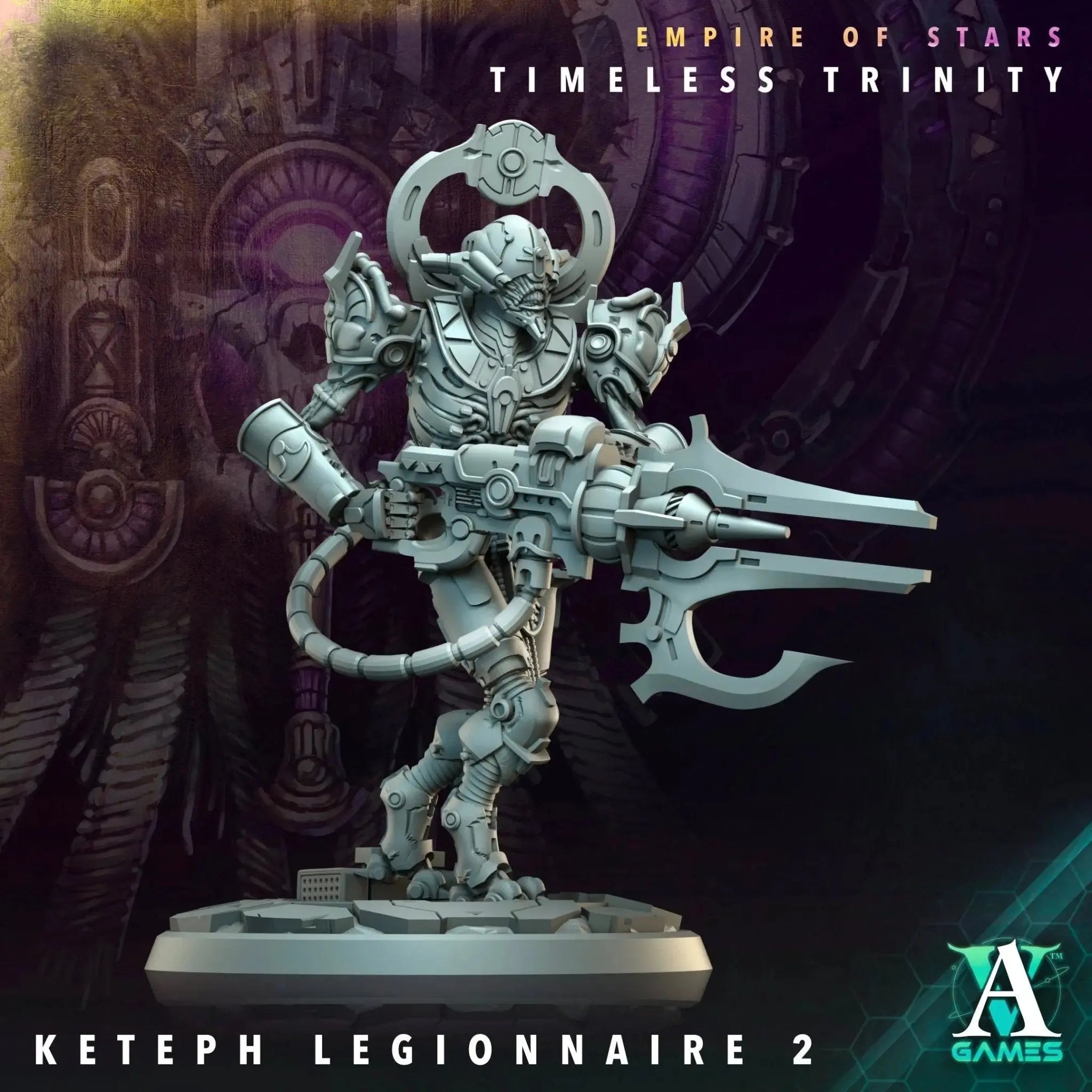 Galactic Pharaohs - Timeless Trinity - STL Bundle - Archvillain Games