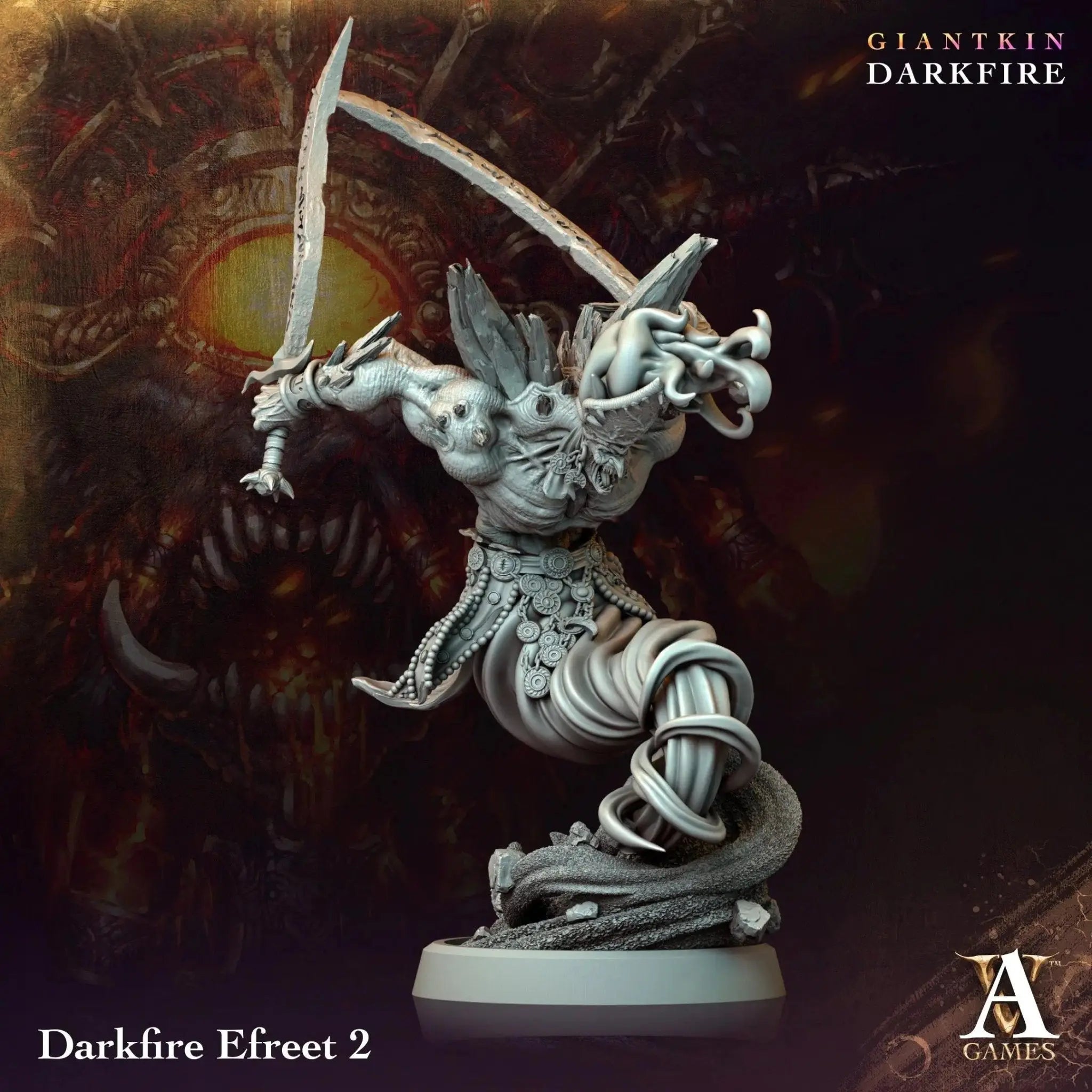 Giantkin - Darkfire - STL Bundle - Archvillain Games