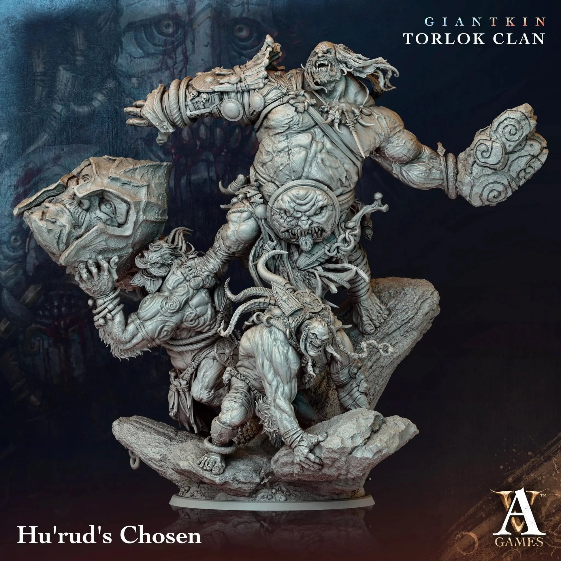 Giantkin - Torlok Clan - STL Bundle - Archvillain Games