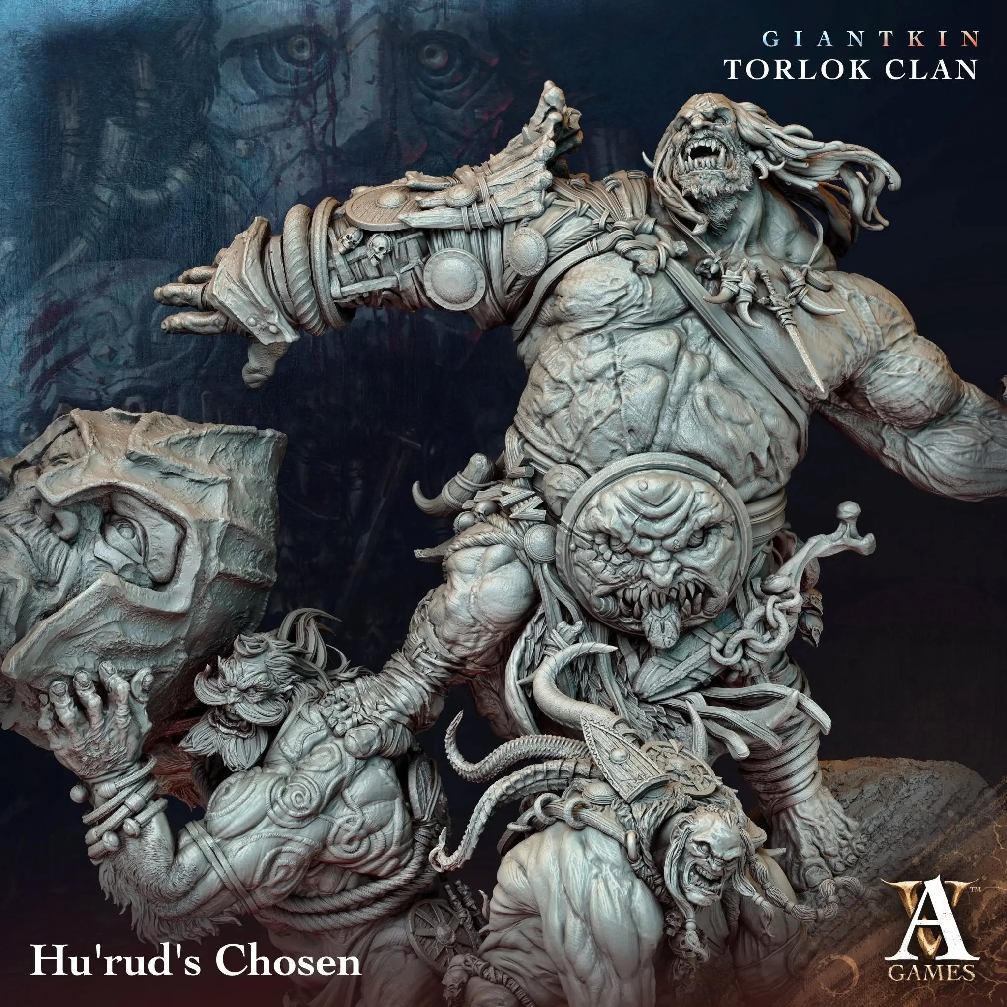 Giantkin - Torlok Clan - STL Bundle - Archvillain Games
