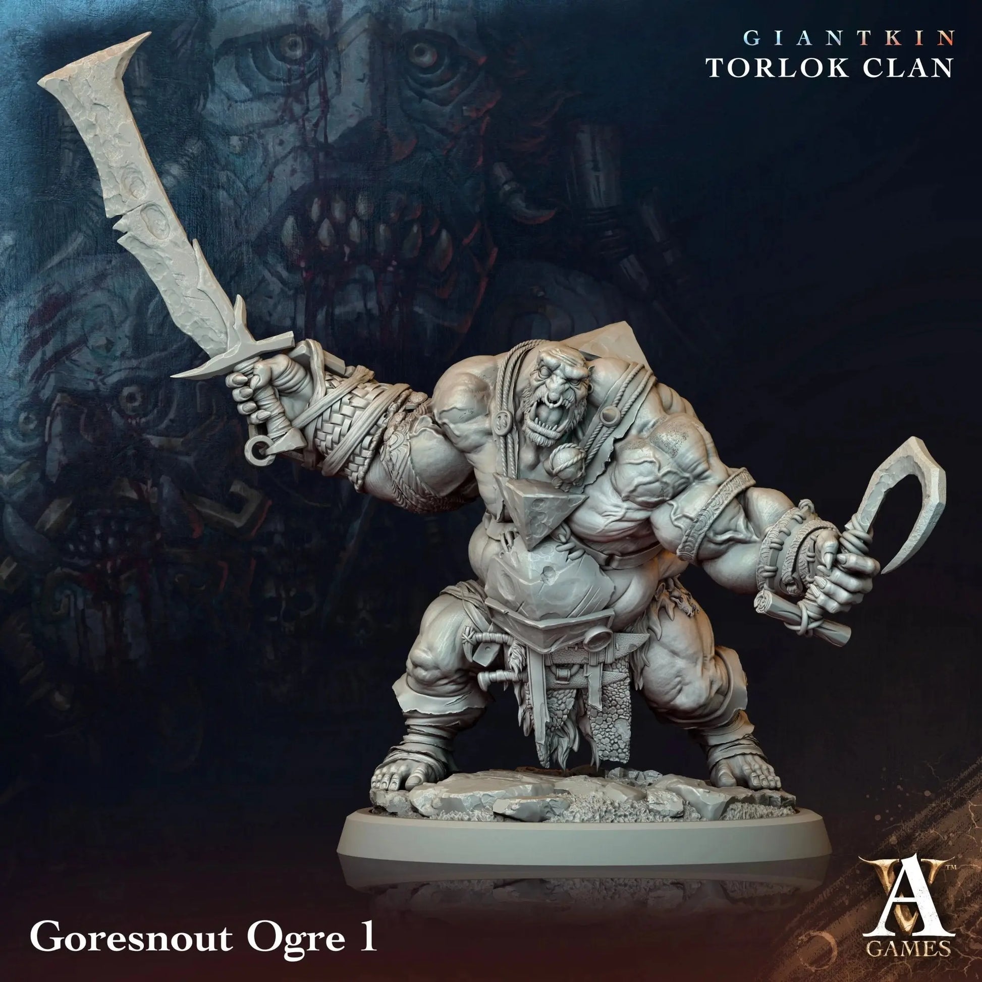 Giantkin - Torlok Clan - STL Bundle - Archvillain Games