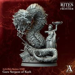 Gore Serpent of Koth - STL - Archvillain Games