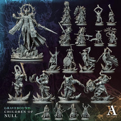 Gravebound - Children of Null - STL Bundle - Archvillain Games