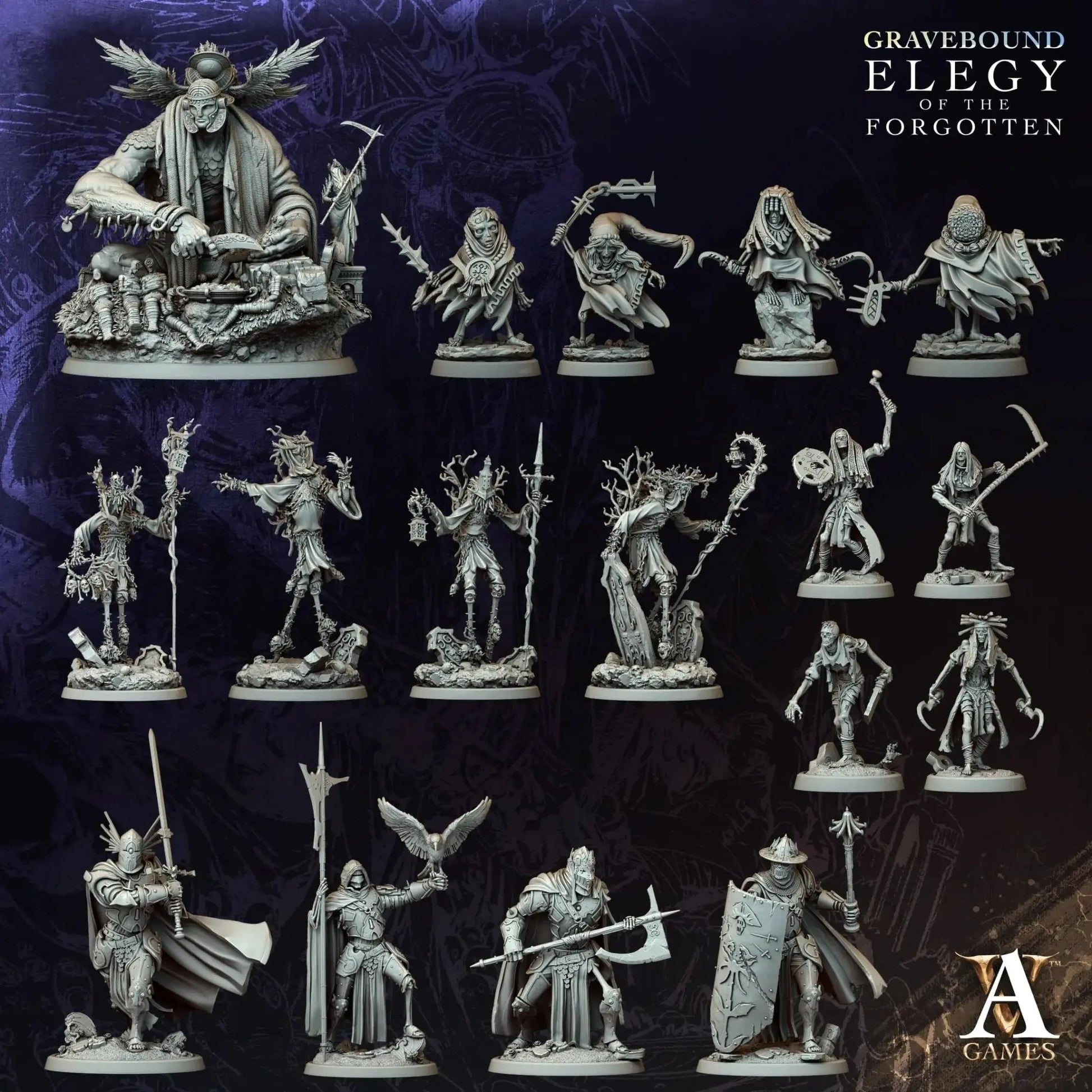 Gravebound - Elegy of the Forgotten - STL Bundle - Archvillain Games