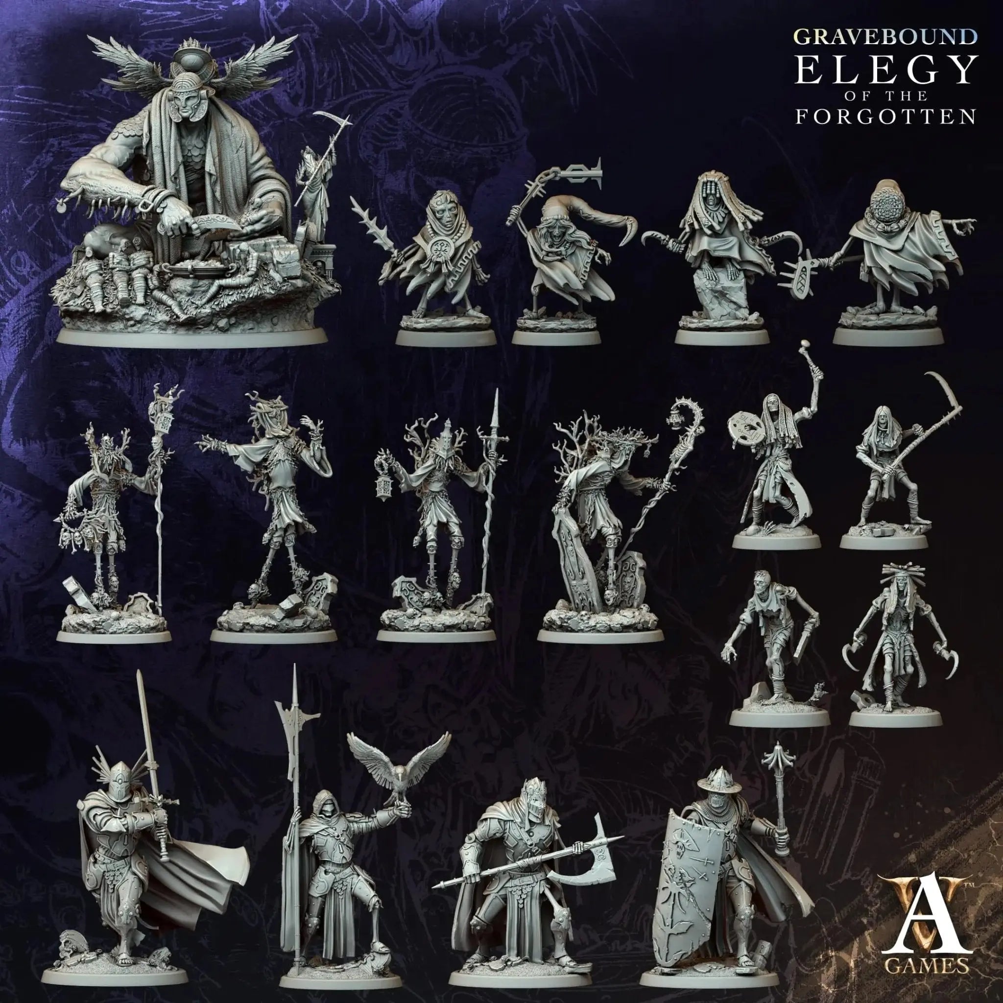 Gravebound - Elegy of the Forgotten - STL Bundle - Archvillain Games