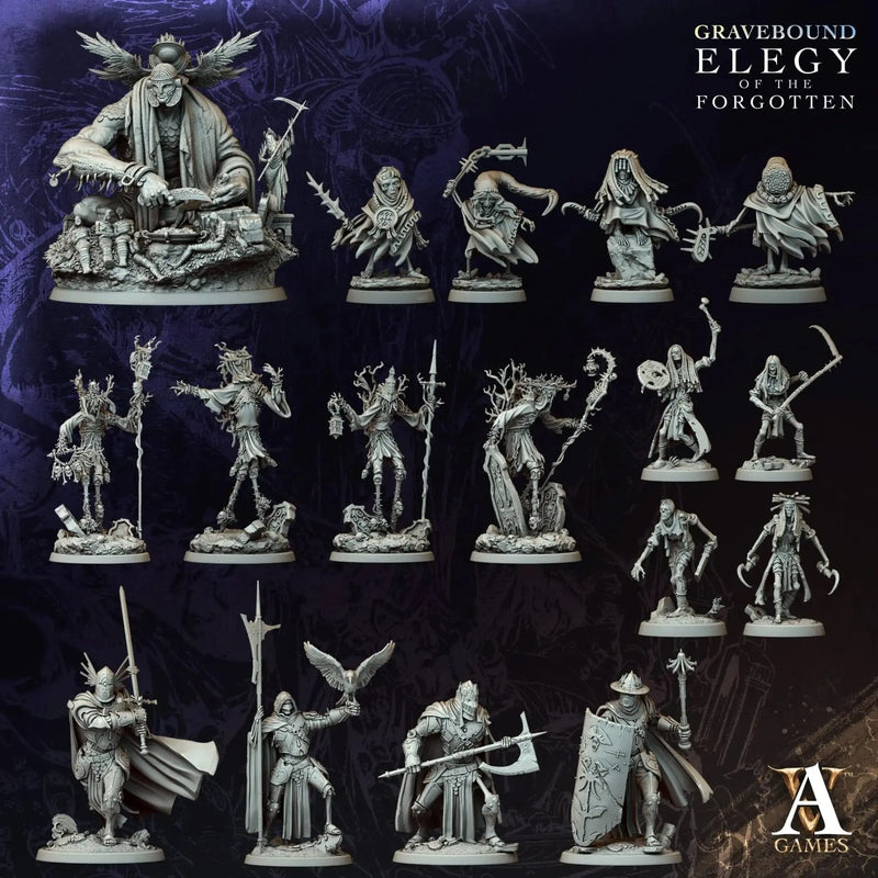 Gravebound - Elegy of the Forgotten - STL Bundle - Archvillain Games