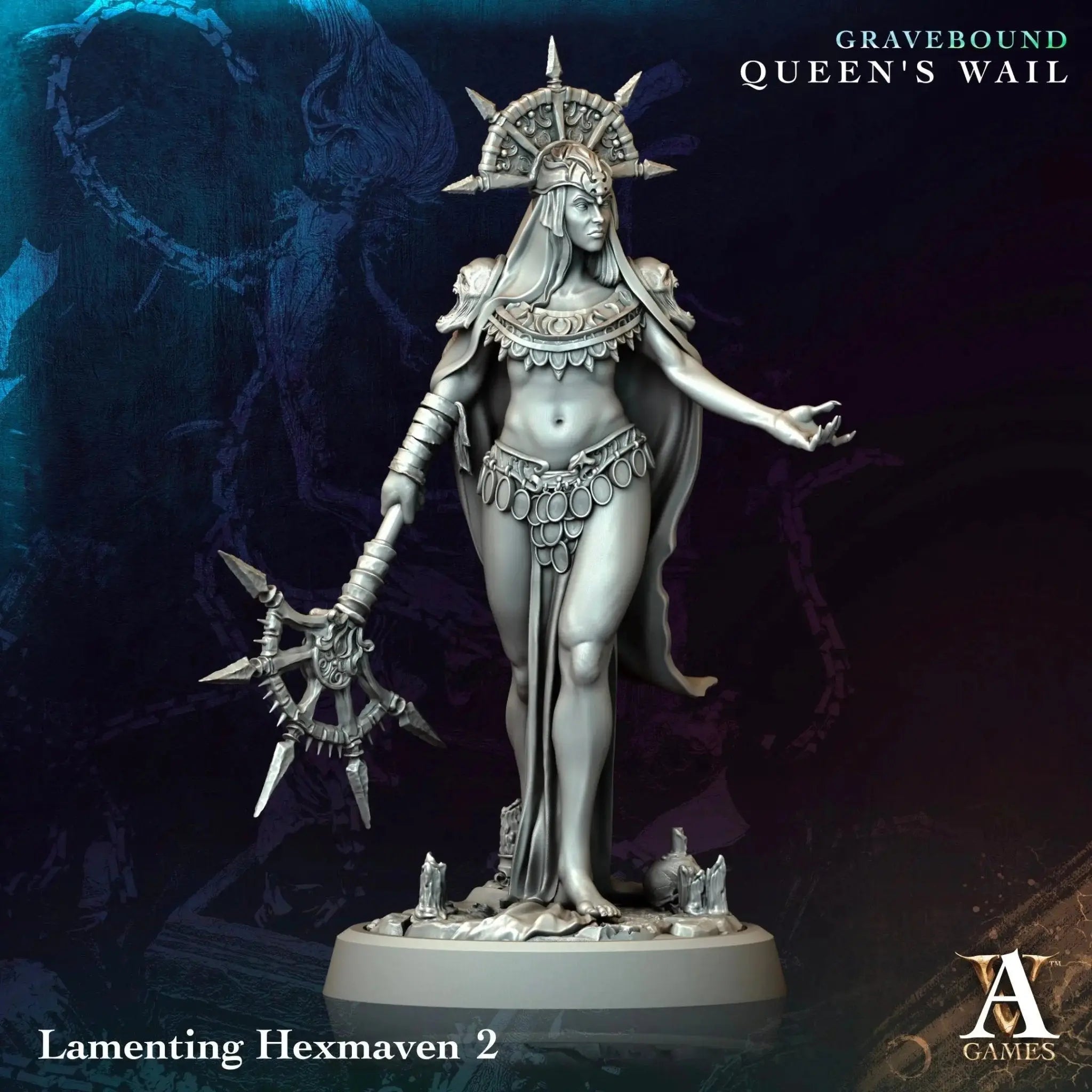 Gravebound - Queen's Wail - STL Bundle - Archvillain Games