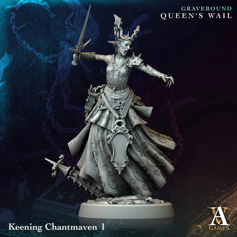 Gravebound - Queen's Wail - STL Bundle - Archvillain Games