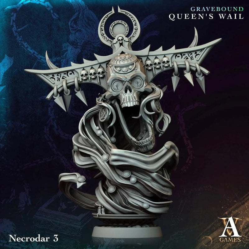 Gravebound - Queen's Wail - STL Bundle - Archvillain Games