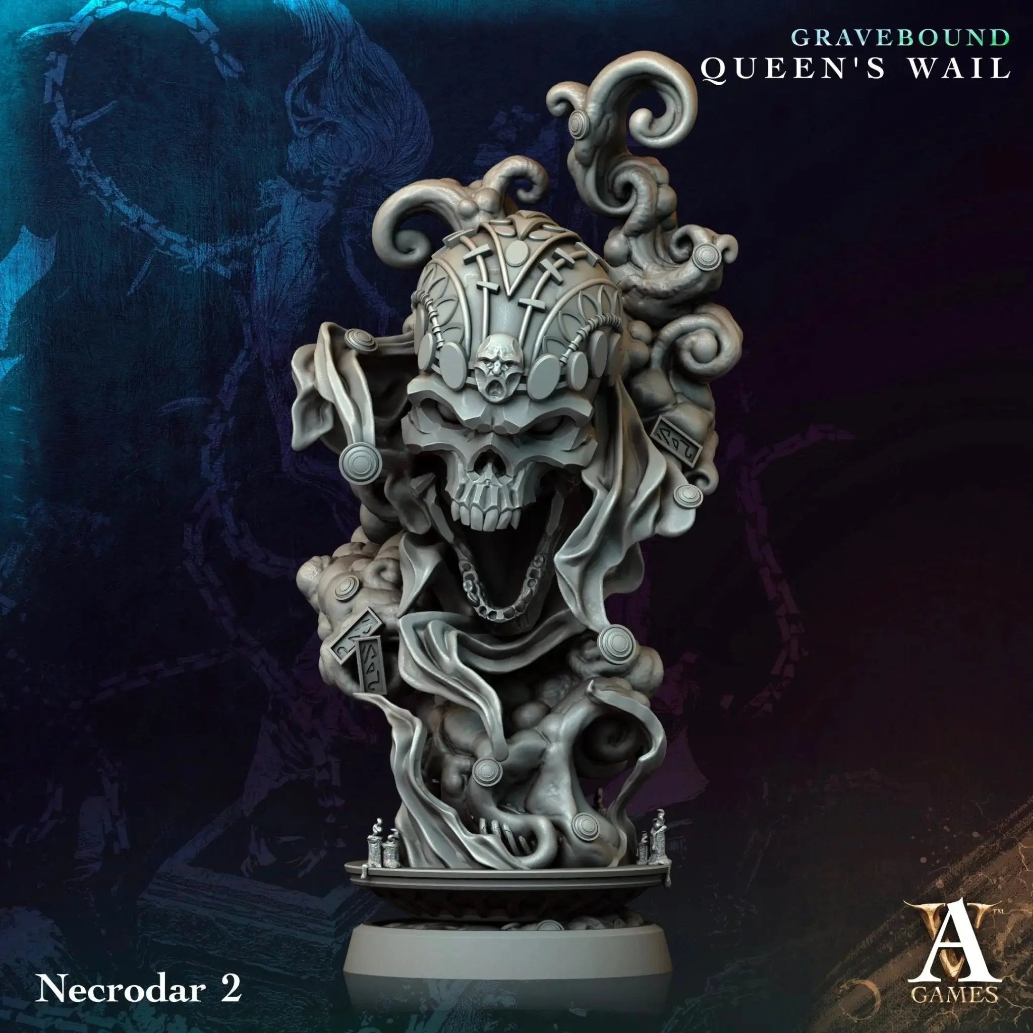 Gravebound - Queen's Wail - STL Bundle - Archvillain Games