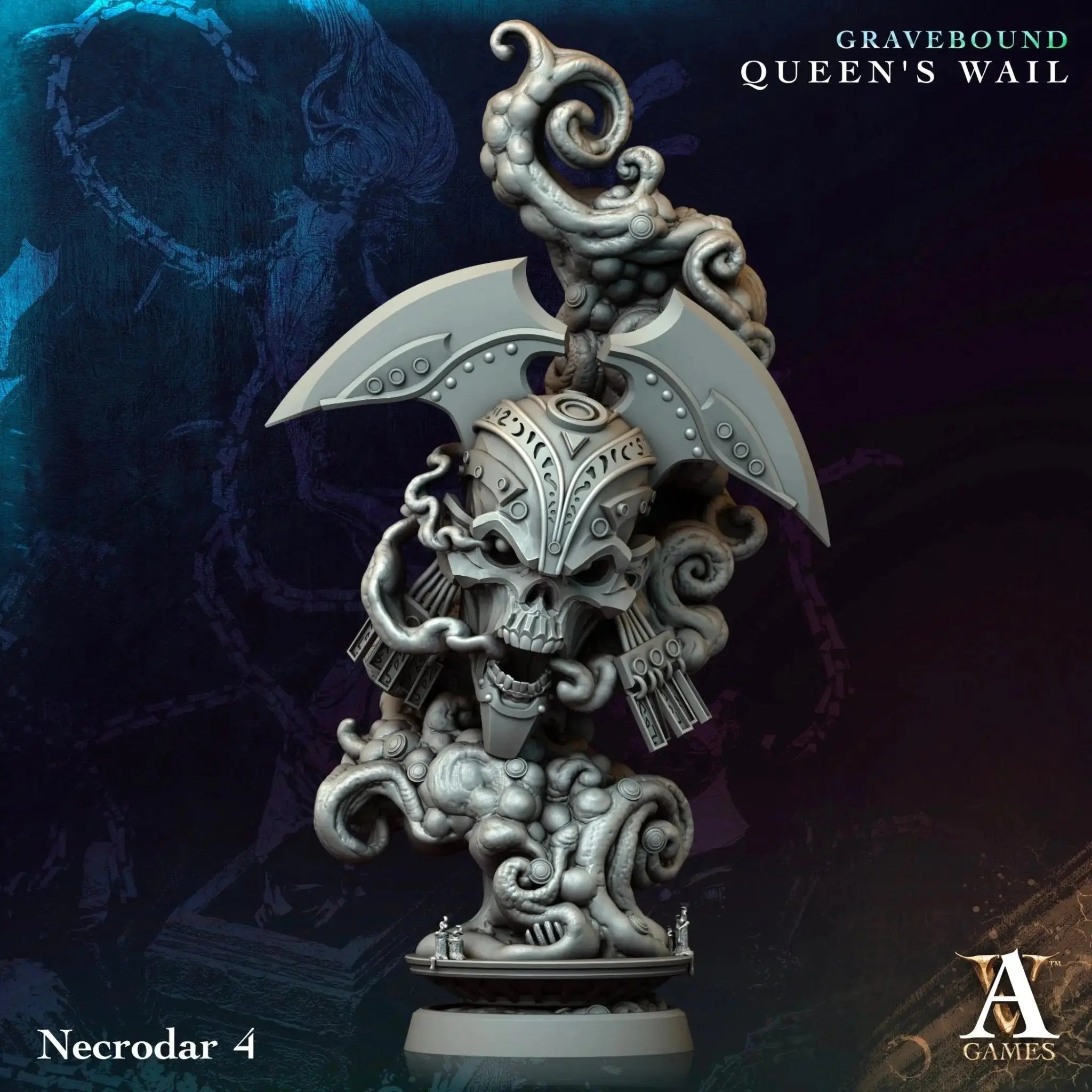 Gravebound - Queen's Wail - STL Bundle - Archvillain Games