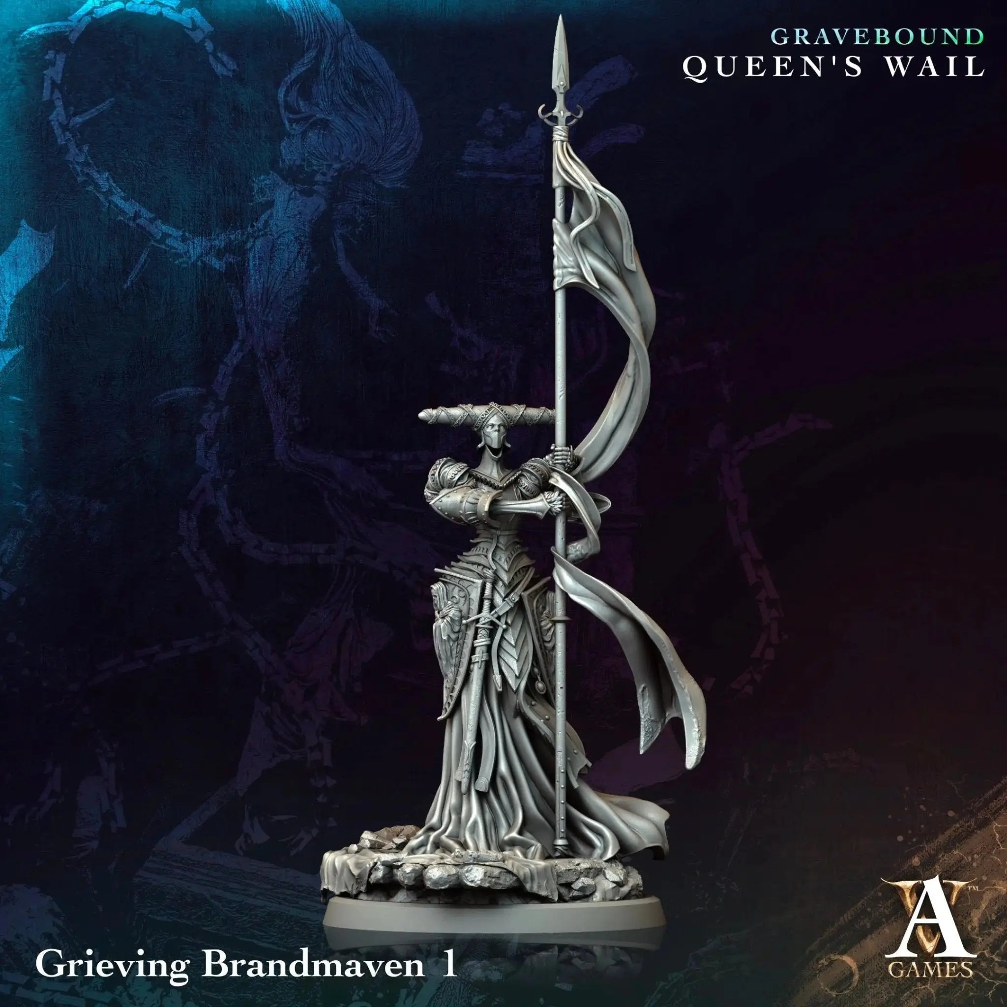 Gravebound - Queen's Wail - STL Bundle - Archvillain Games