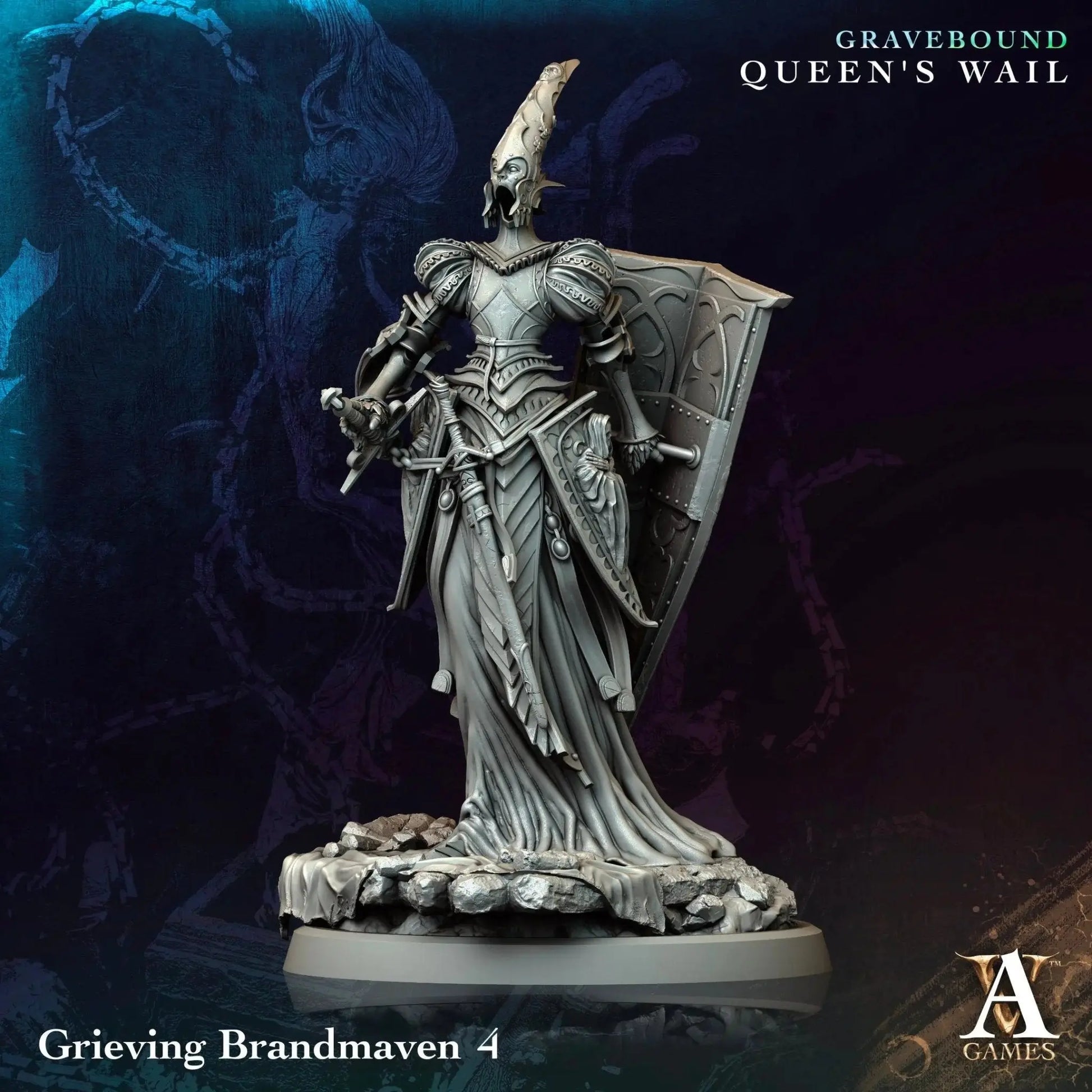 Gravebound - Queen's Wail - STL Bundle - Archvillain Games
