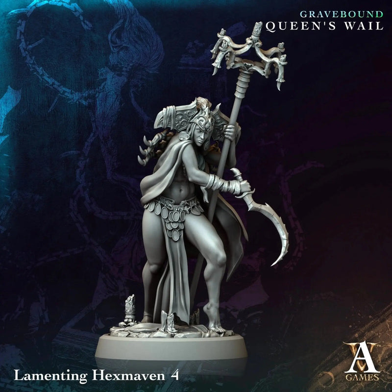 Gravebound - Queen's Wail - STL Bundle - Archvillain Games