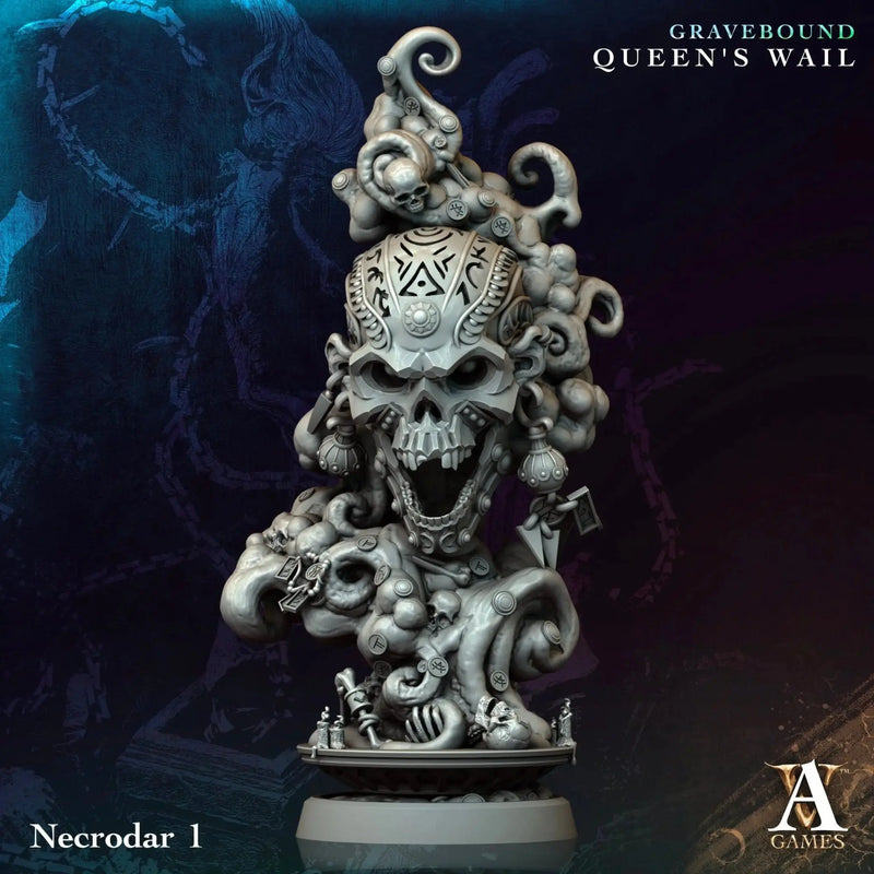 Gravebound - Queen's Wail - STL Bundle - Archvillain Games