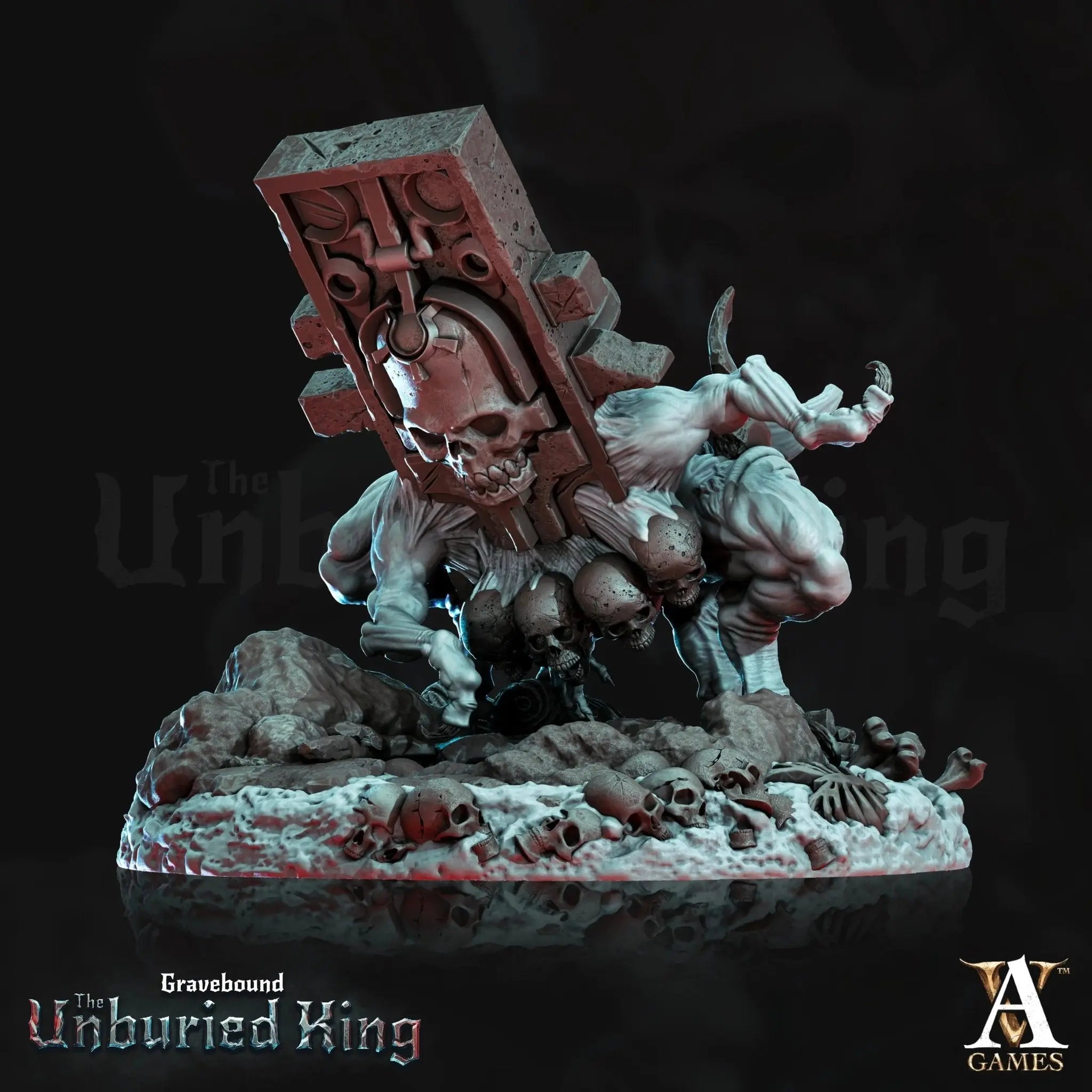 Gravebound - The Unburied King - STL Bundle - Archvillain Games