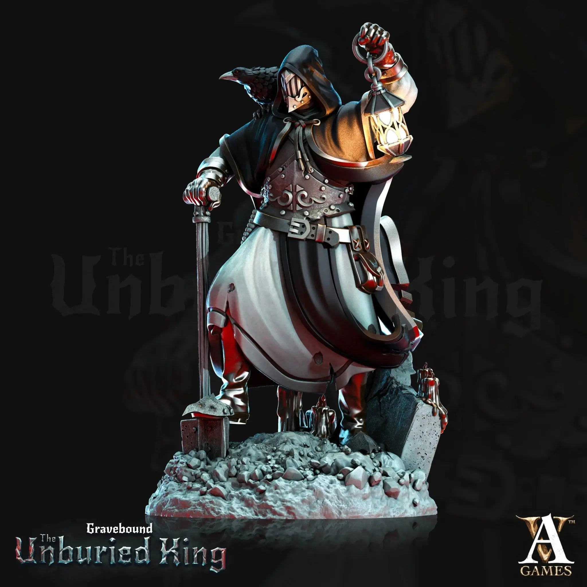 Gravebound - The Unburied King - STL Bundle - Archvillain Games