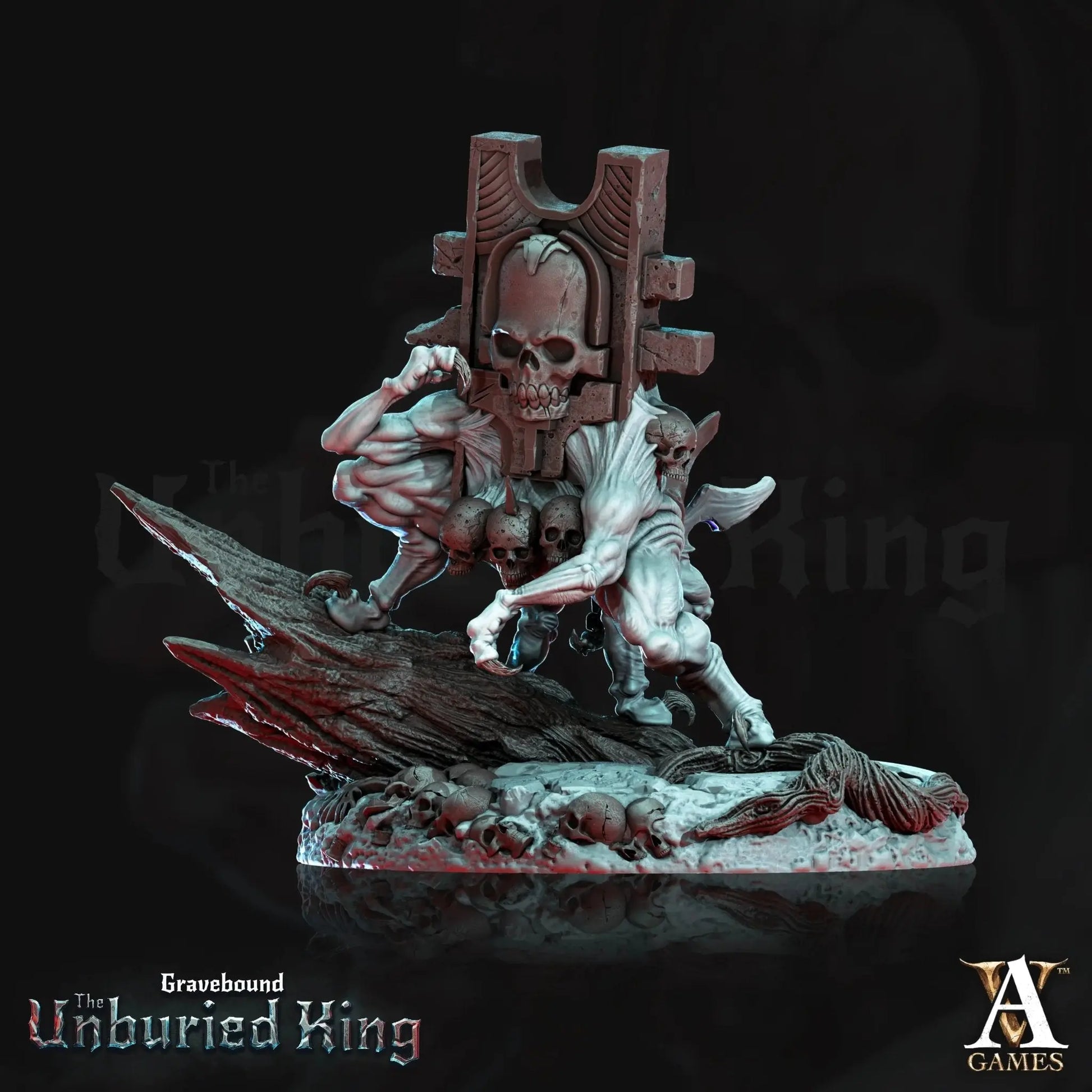 Gravebound - The Unburied King - STL Bundle - Archvillain Games