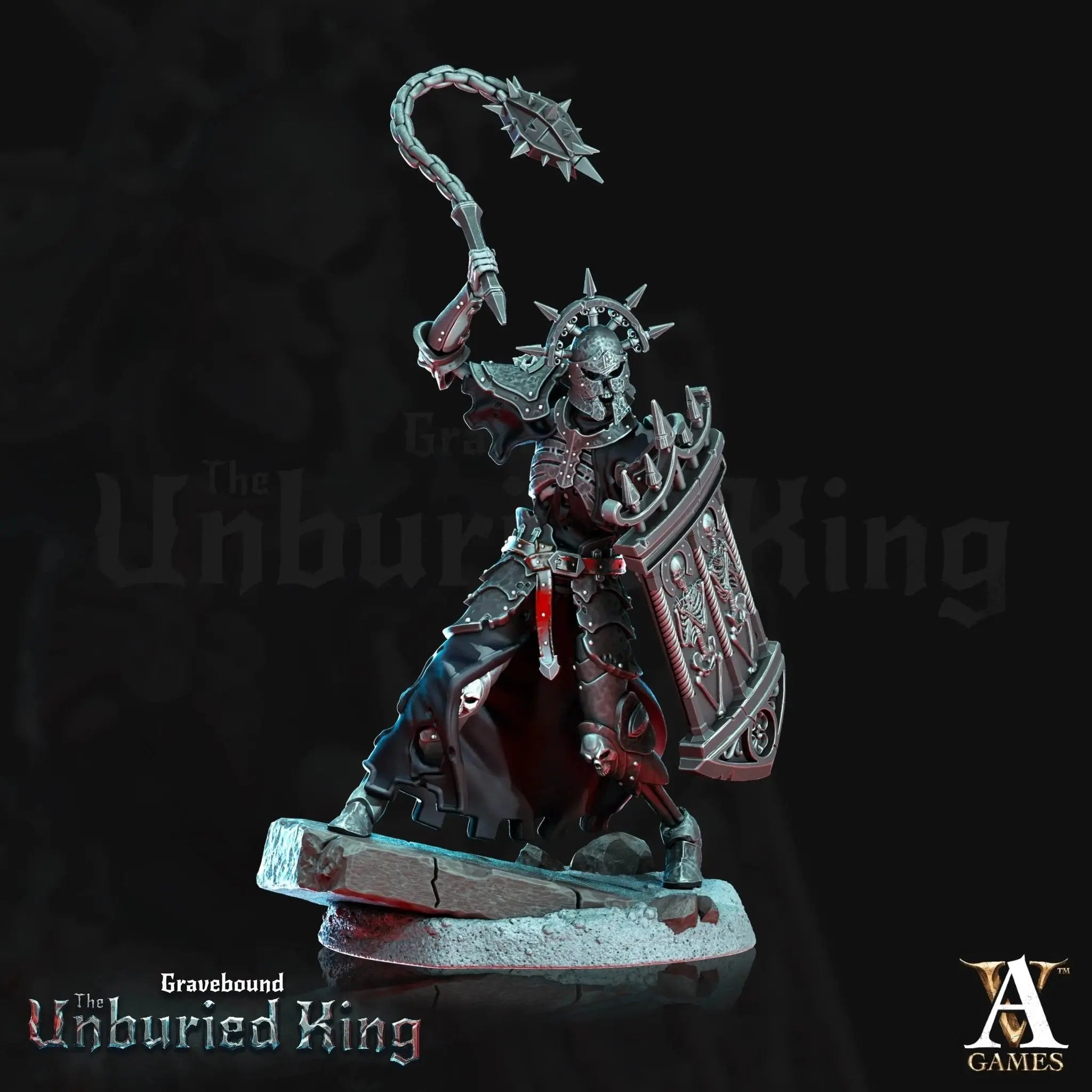 Gravebound - The Unburied King - STL Bundle - Archvillain Games