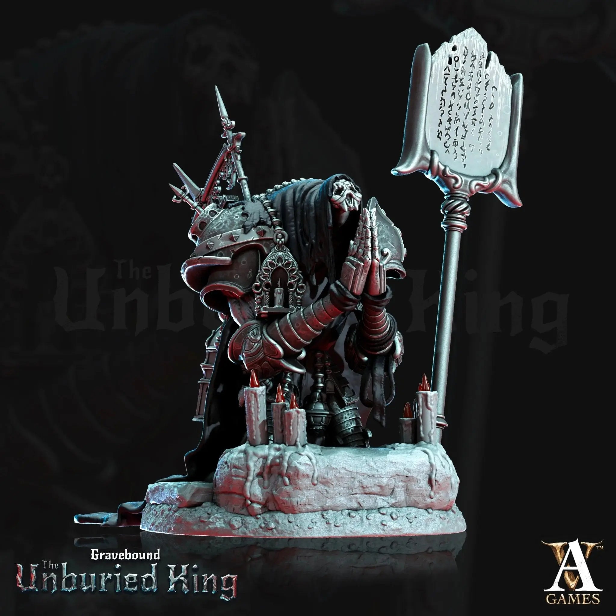 Gravebound - The Unburied King - STL Bundle - Archvillain Games