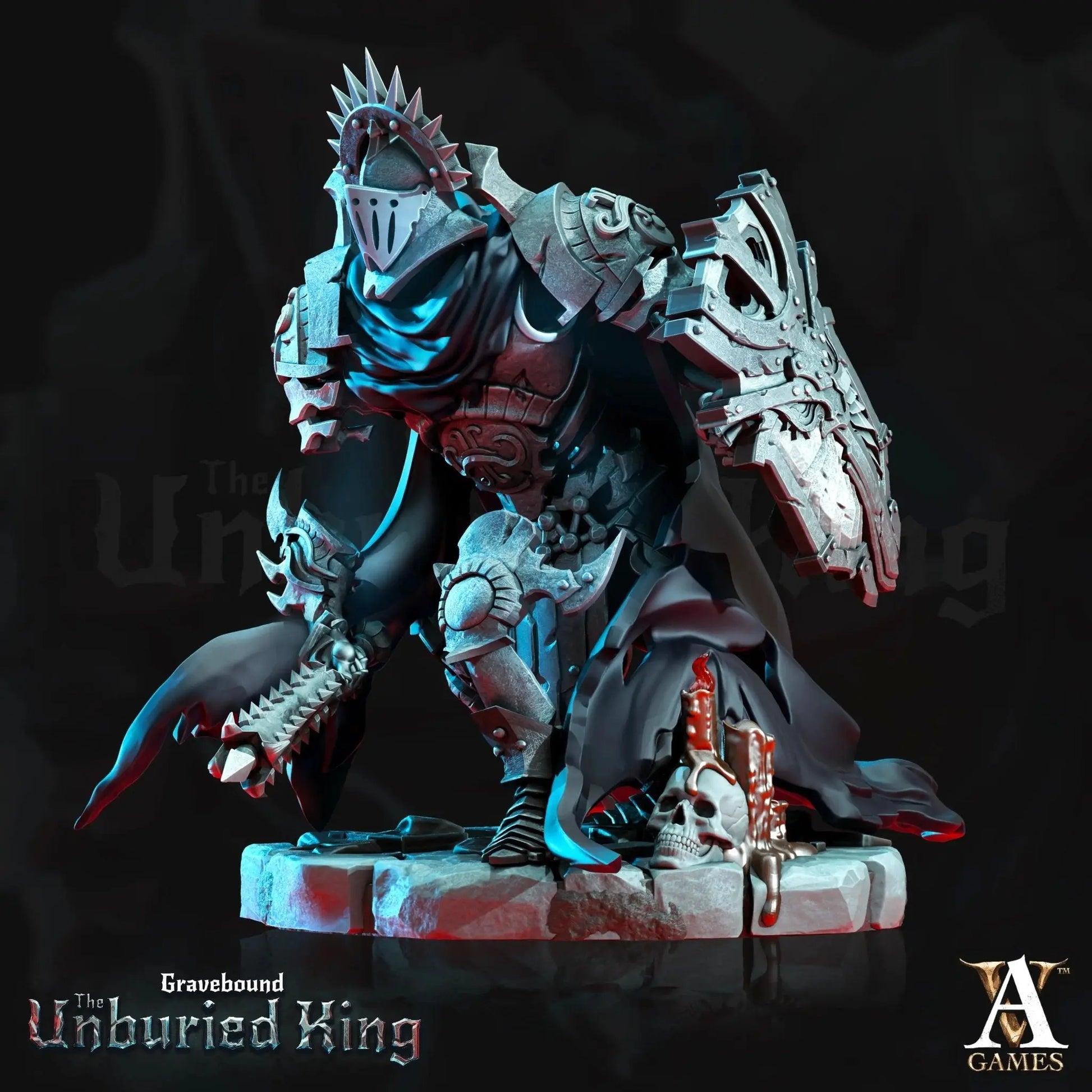 Gravebound - The Unburied King - STL Bundle - Archvillain Games