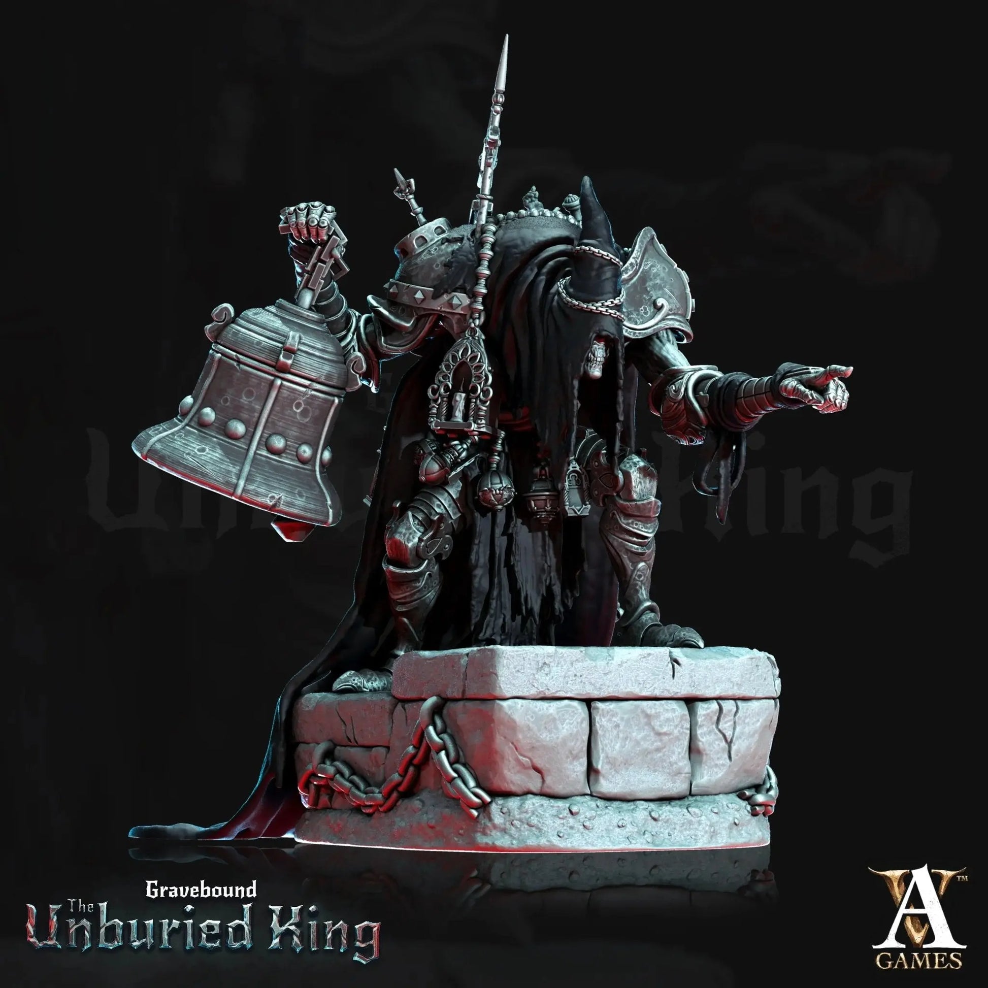 Gravebound - The Unburied King - STL Bundle - Archvillain Games