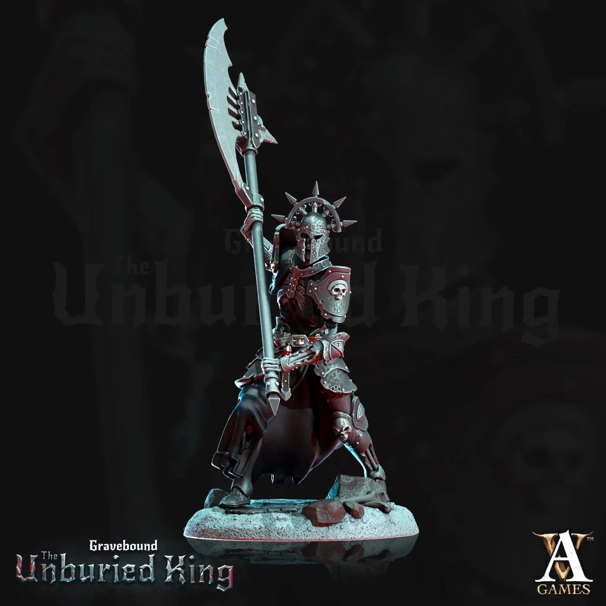 Gravebound - The Unburied King - STL Bundle - Archvillain Games