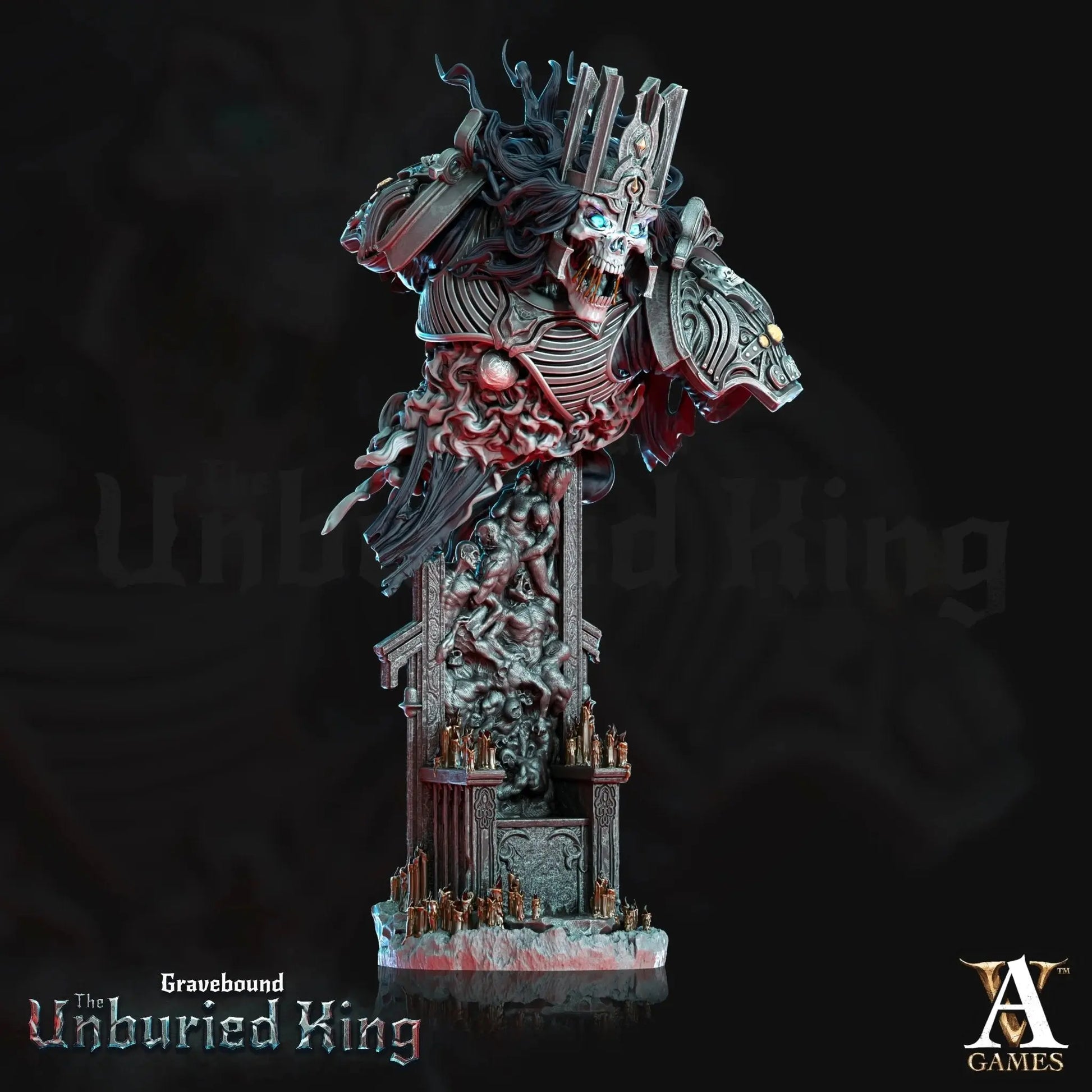 Gravebound - The Unburied King - STL Bundle - Archvillain Games