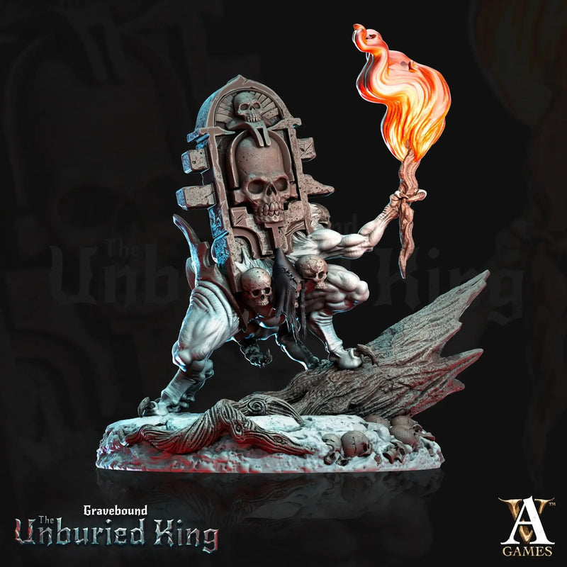 Gravebound - The Unburied King - STL Bundle - Archvillain Games
