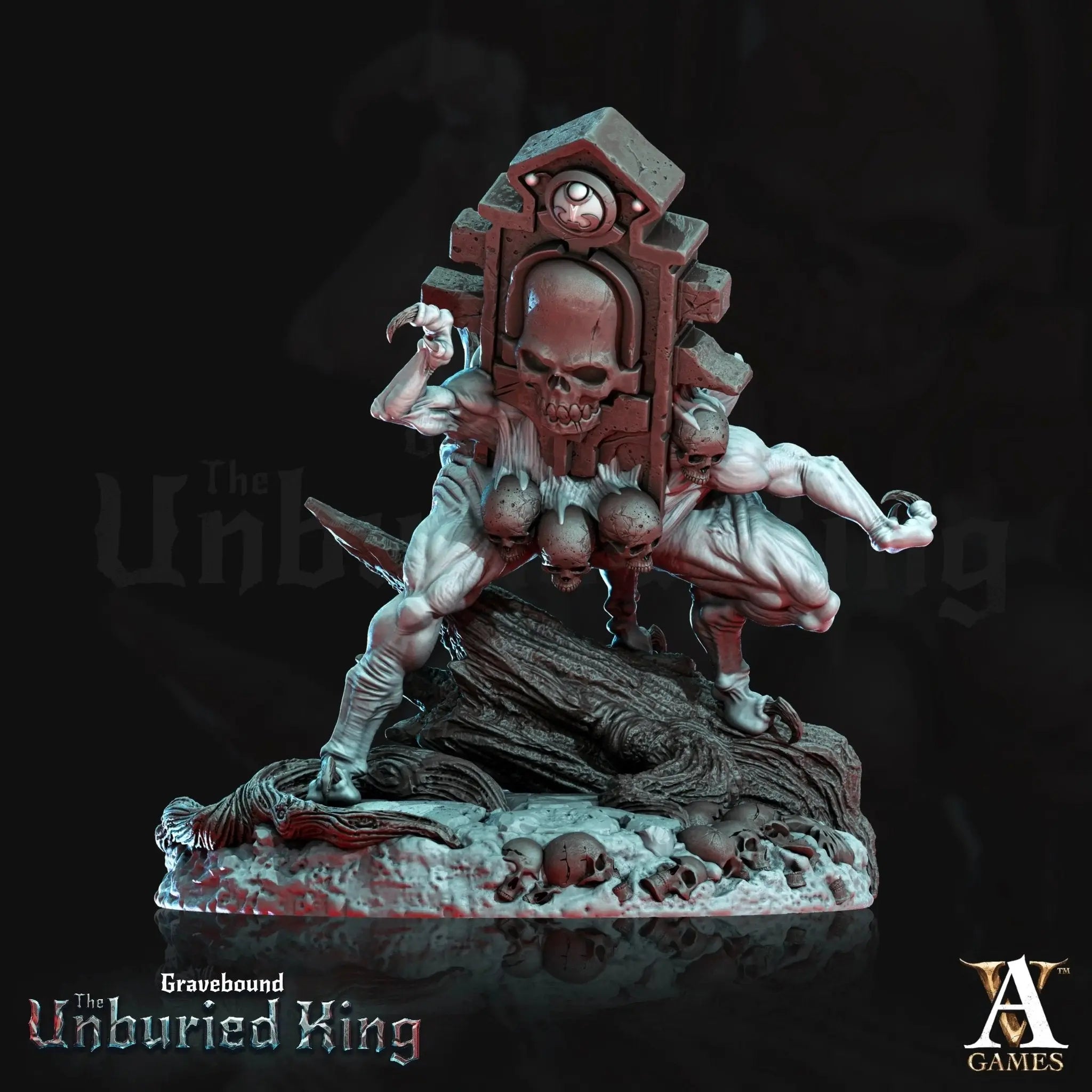 Gravebound - The Unburied King - STL Bundle - Archvillain Games