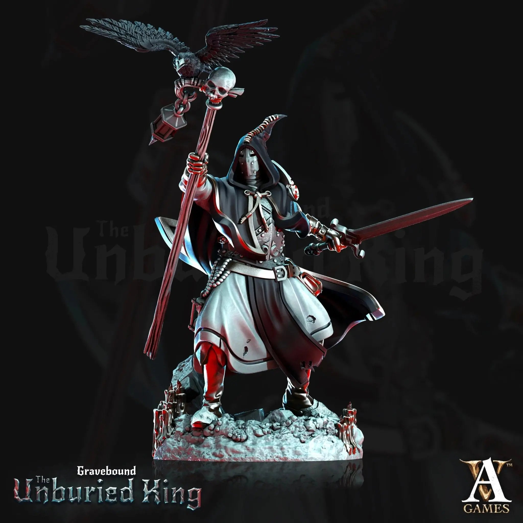 Gravebound - The Unburied King - STL Bundle - Archvillain Games