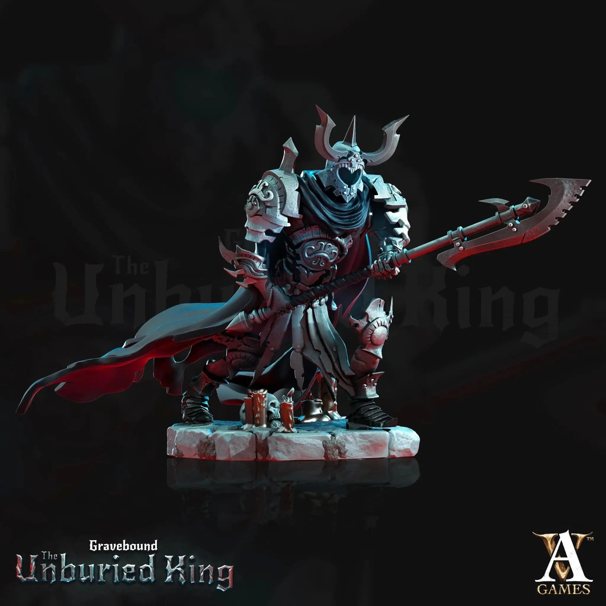 Gravebound - The Unburied King - STL Bundle - Archvillain Games