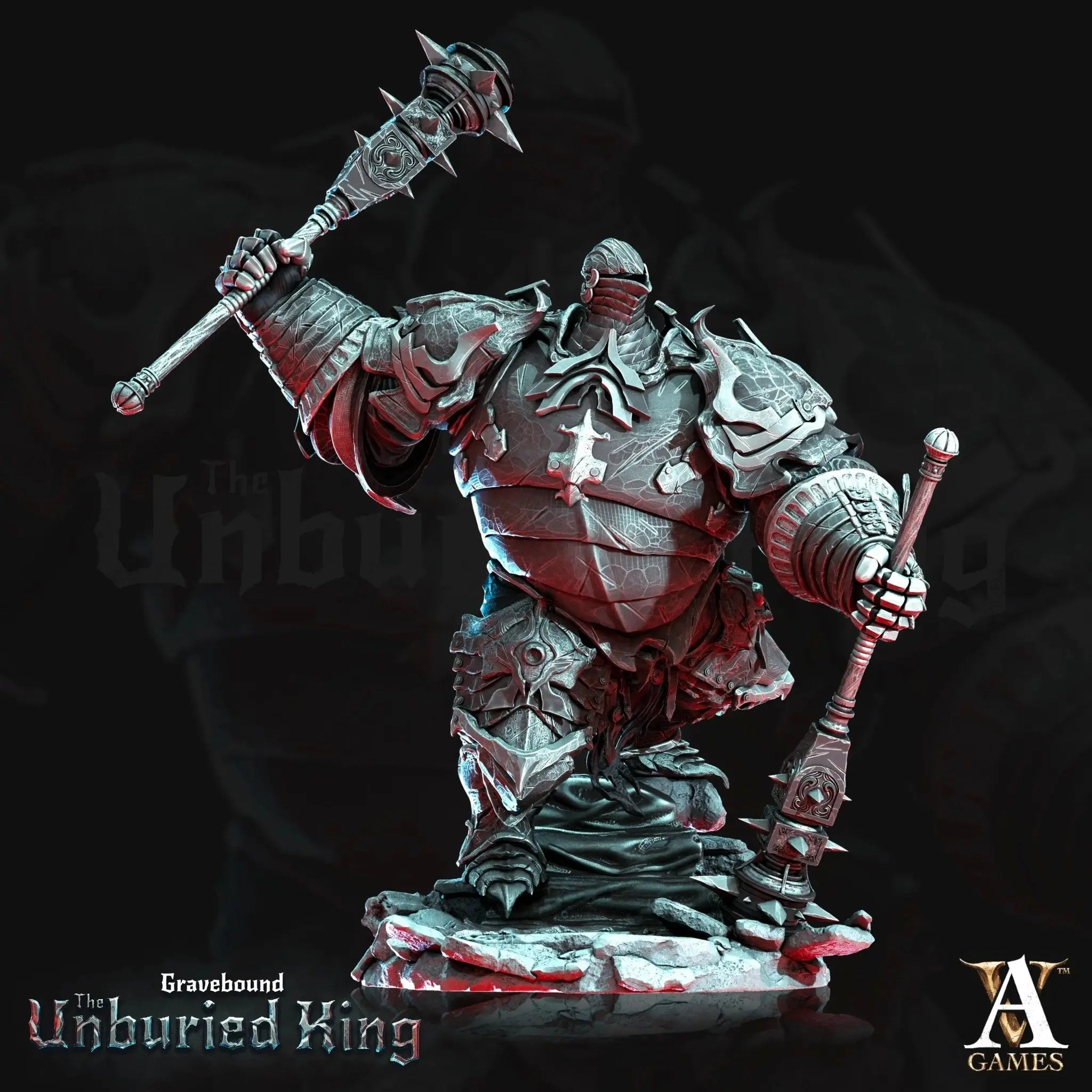 Gravebound - The Unburied King - STL Bundle - Archvillain Games