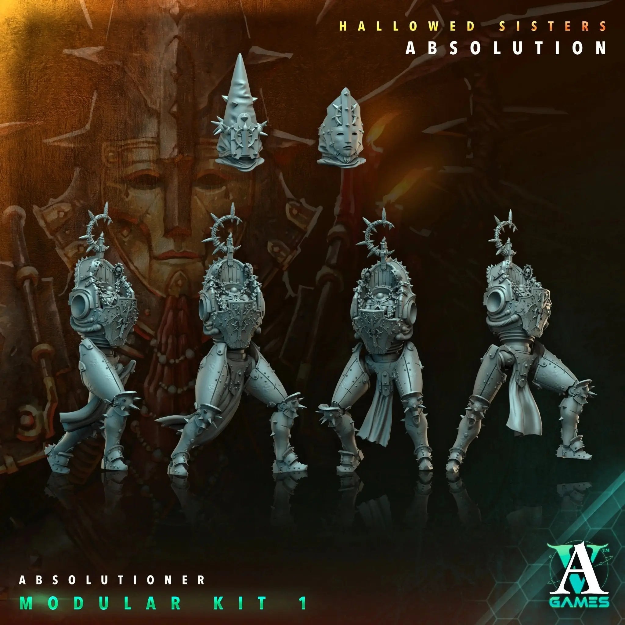 Hallowed Sisters - Absolution - STL Bundle - Archvillain Games