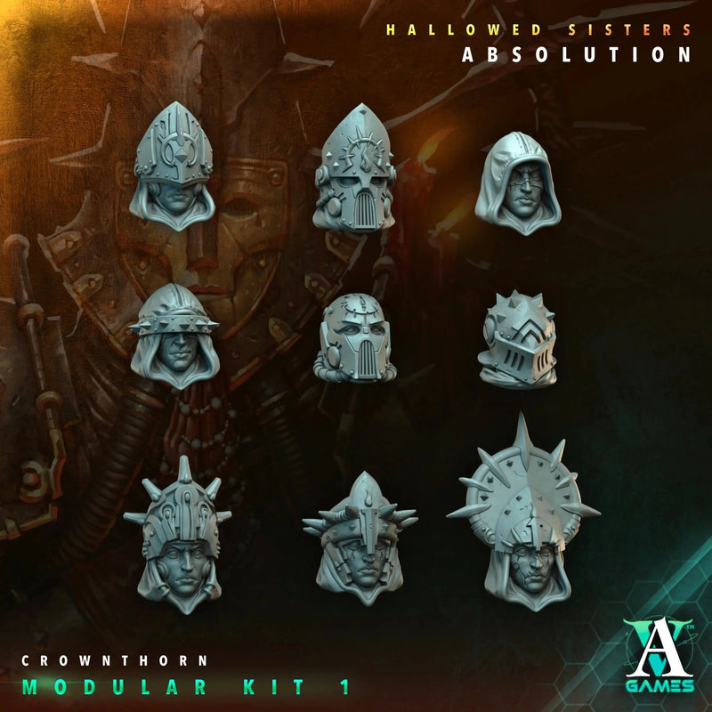 Hallowed Sisters - Absolution - STL Bundle - Archvillain Games